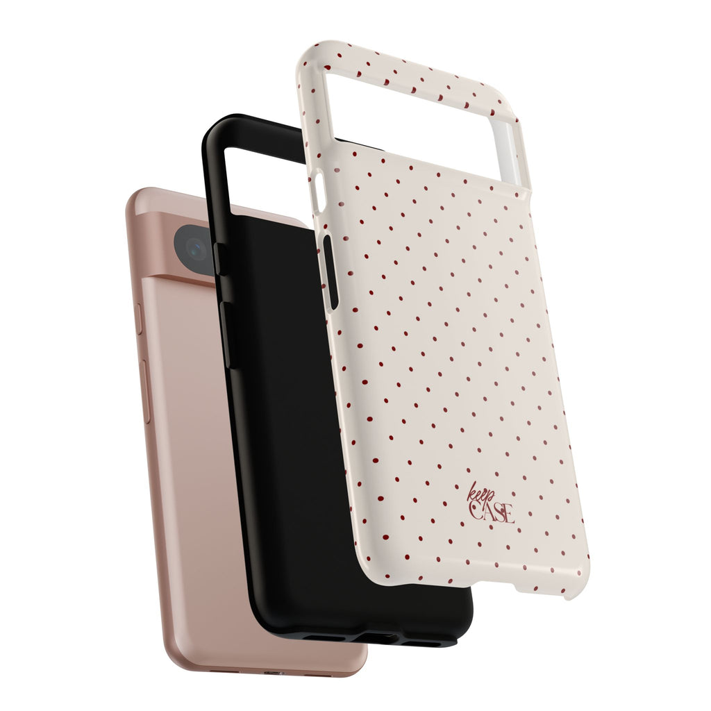 Keepcase Keepers Series — Cream Polka Dots