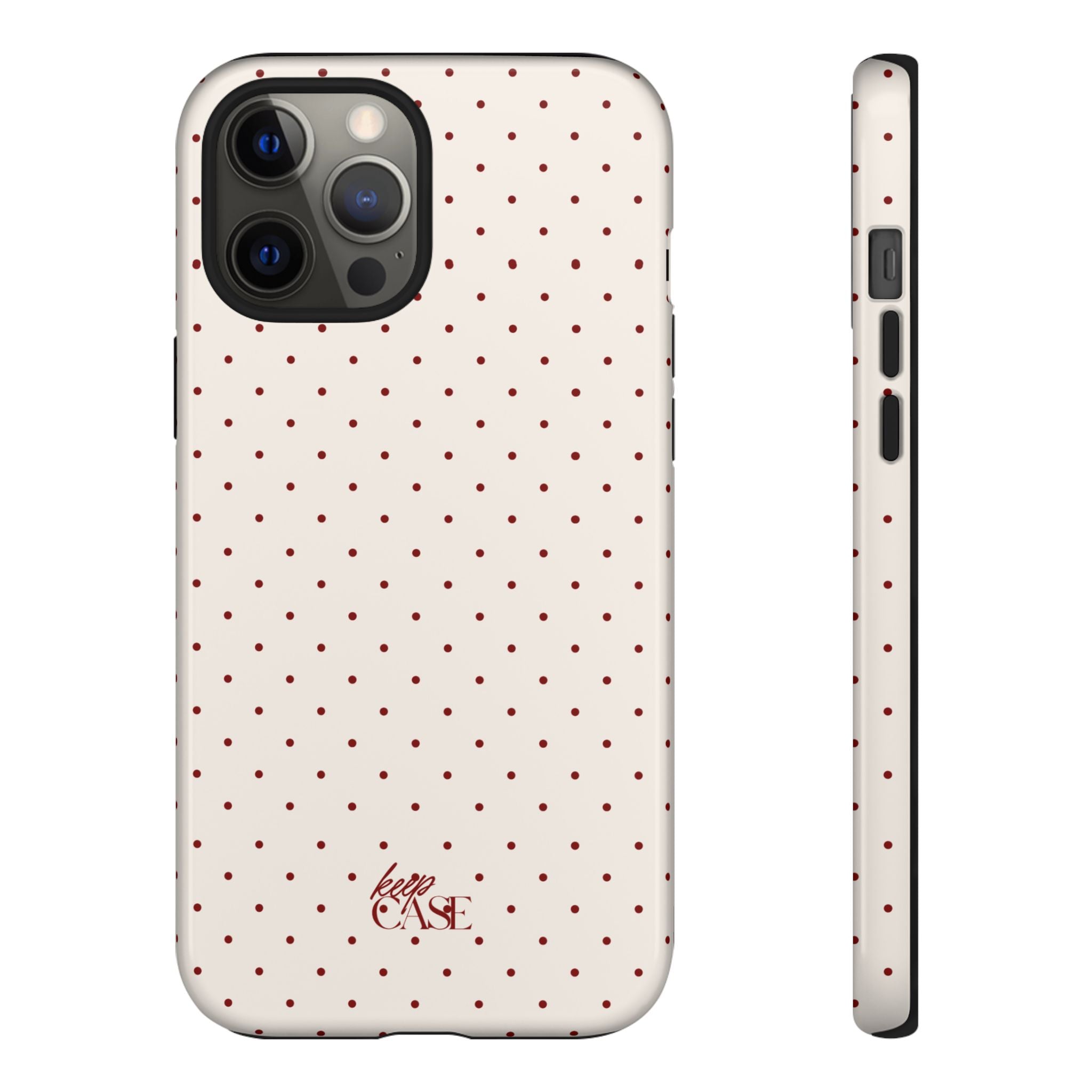 Keepcase Keepers Series — Cream Polka Dots