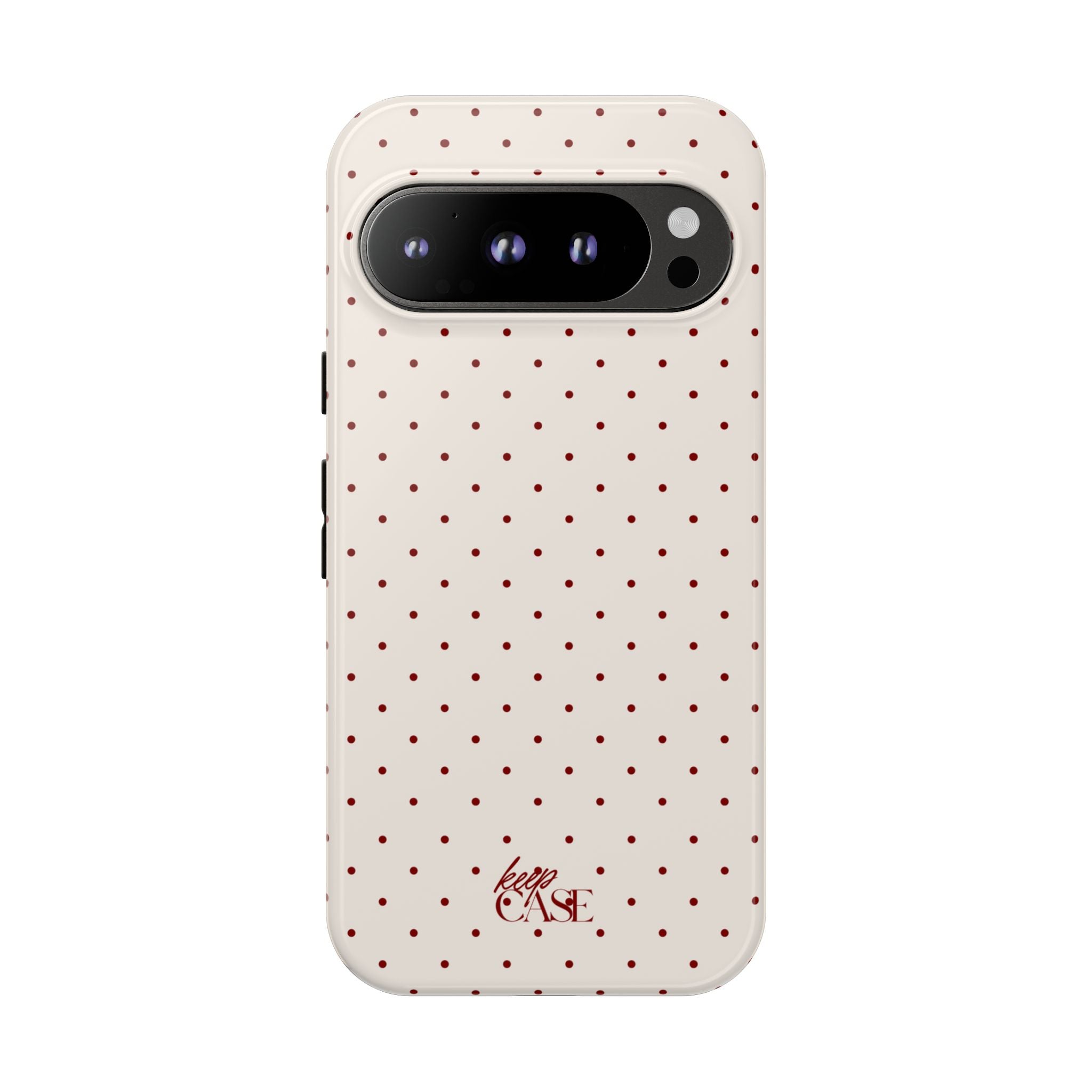 Keepcase Keepers Series — Cream Polka Dots