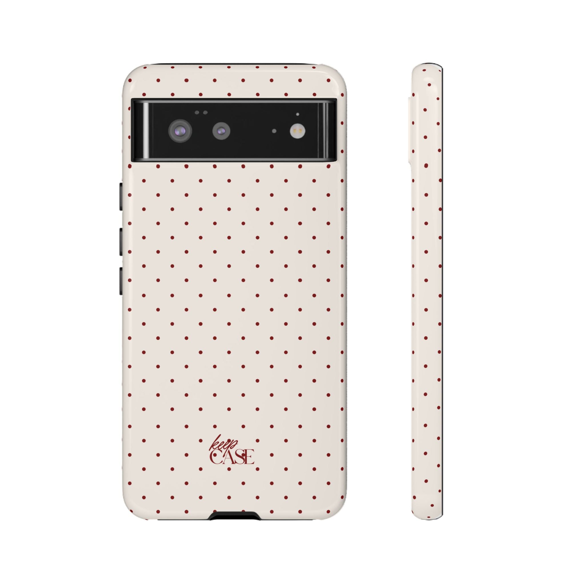 Keepcase Keepers Series — Cream Polka Dots