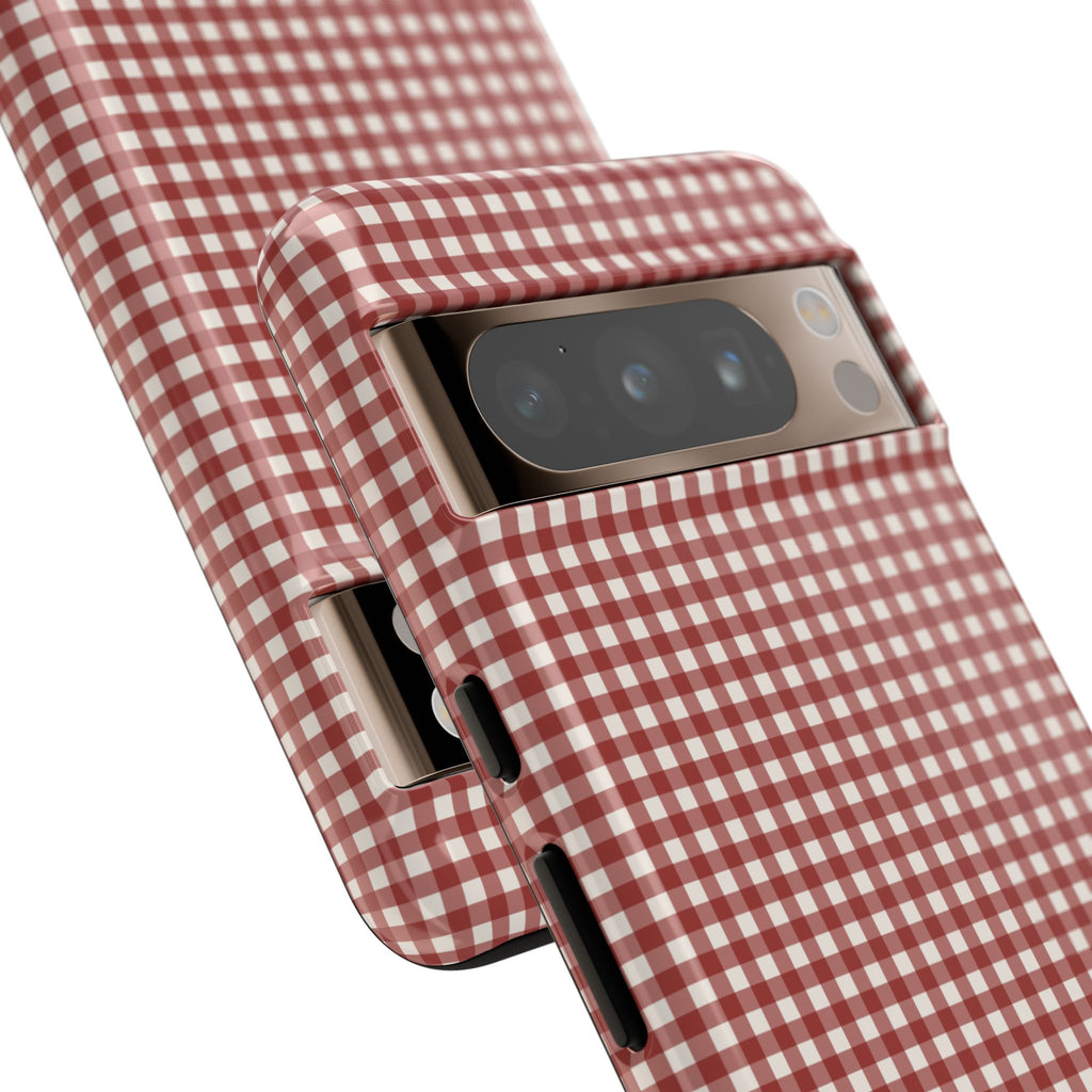 Keepcase Keepers Series — Burgundy and Cream Gingham