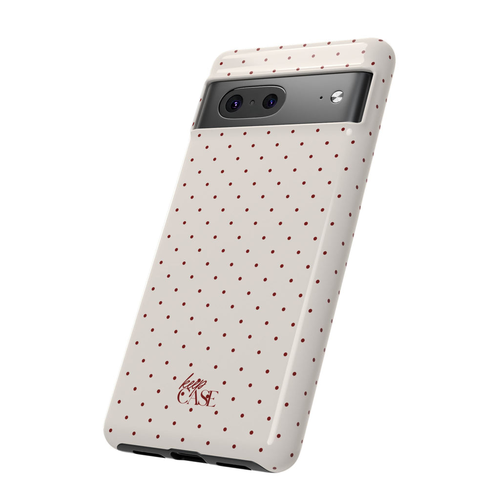 Keepcase Keepers Series — Cream Polka Dots