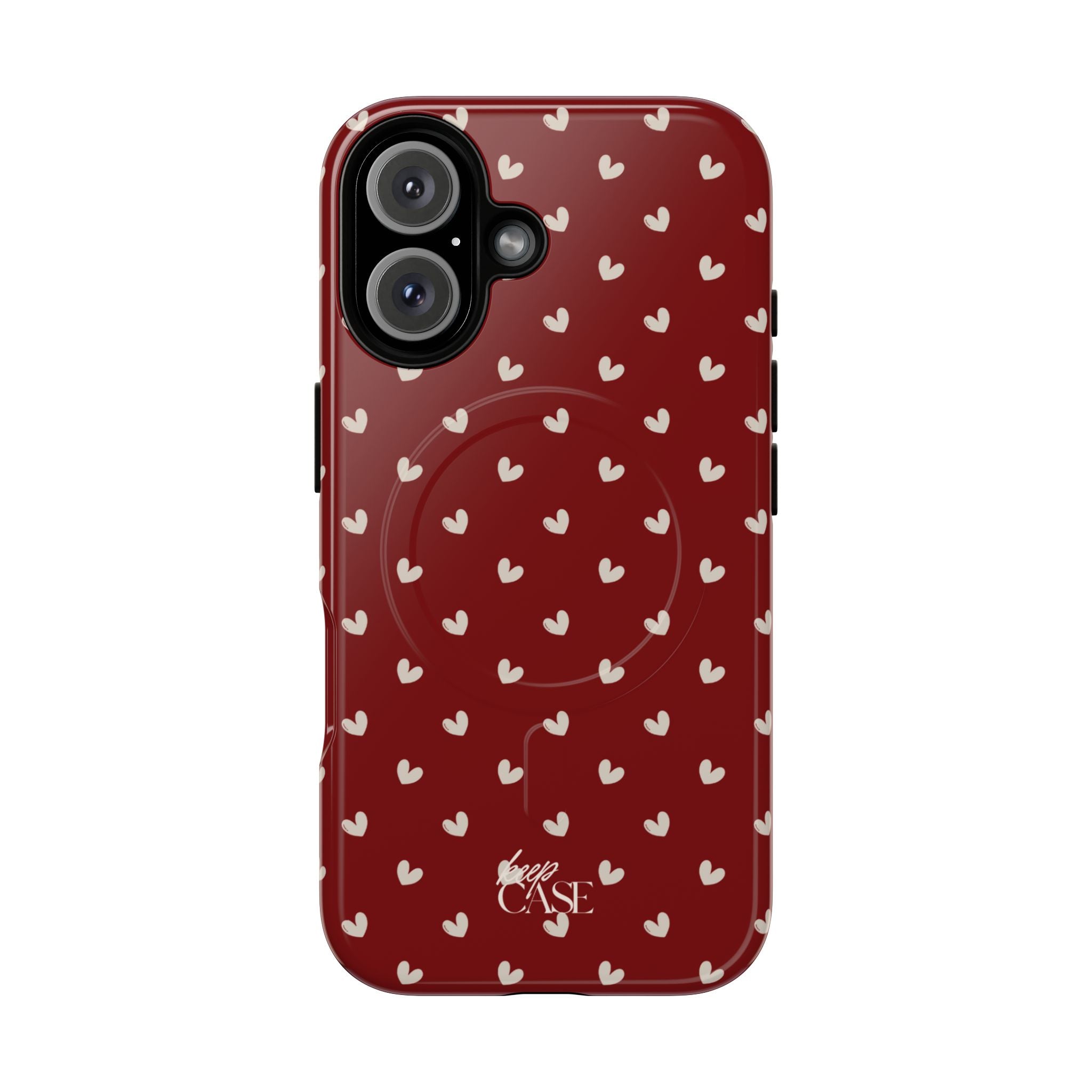 Keepcase Keepers Series — Burgundy Hearts