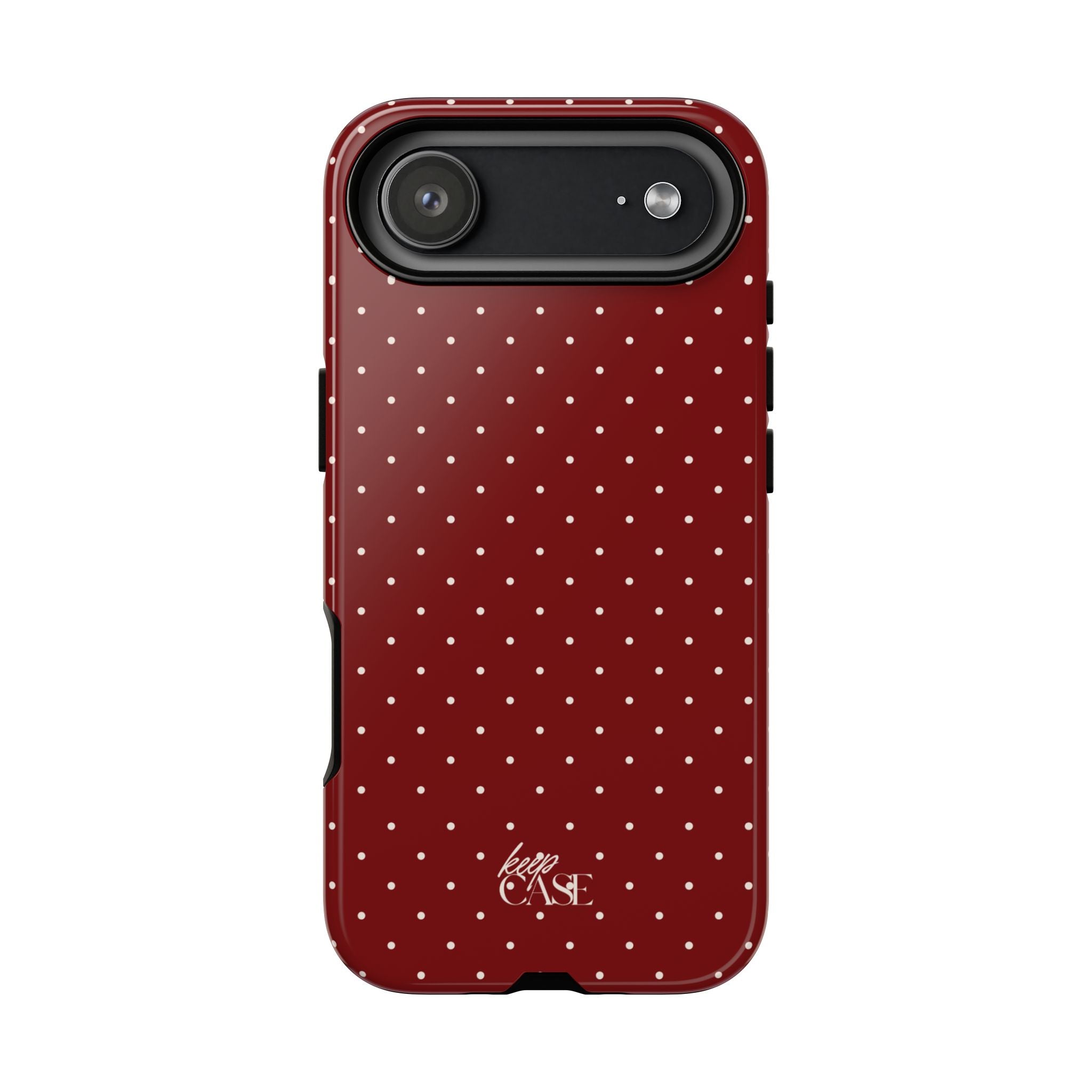 Keepcase Keepers Series — Burgundy Polka Dots