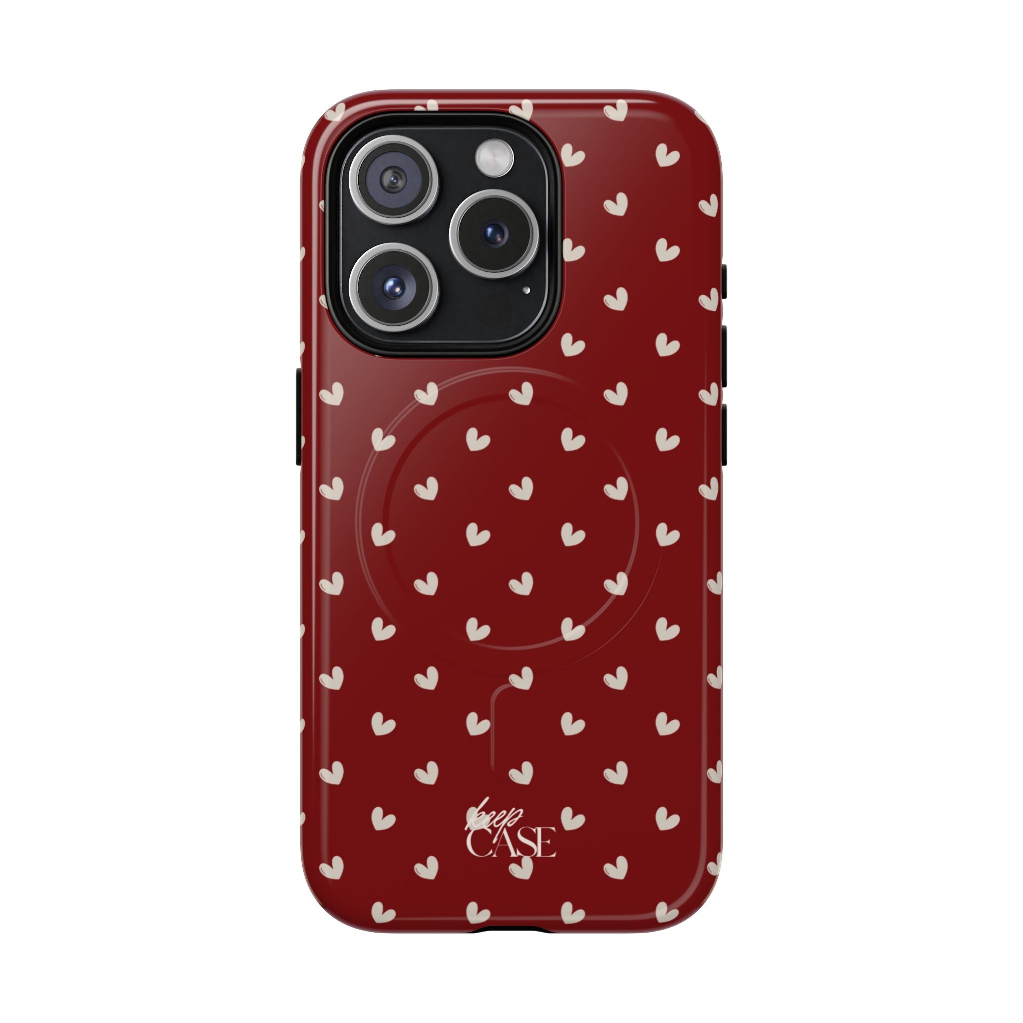 Keepcase Keepers Series — Burgundy Hearts