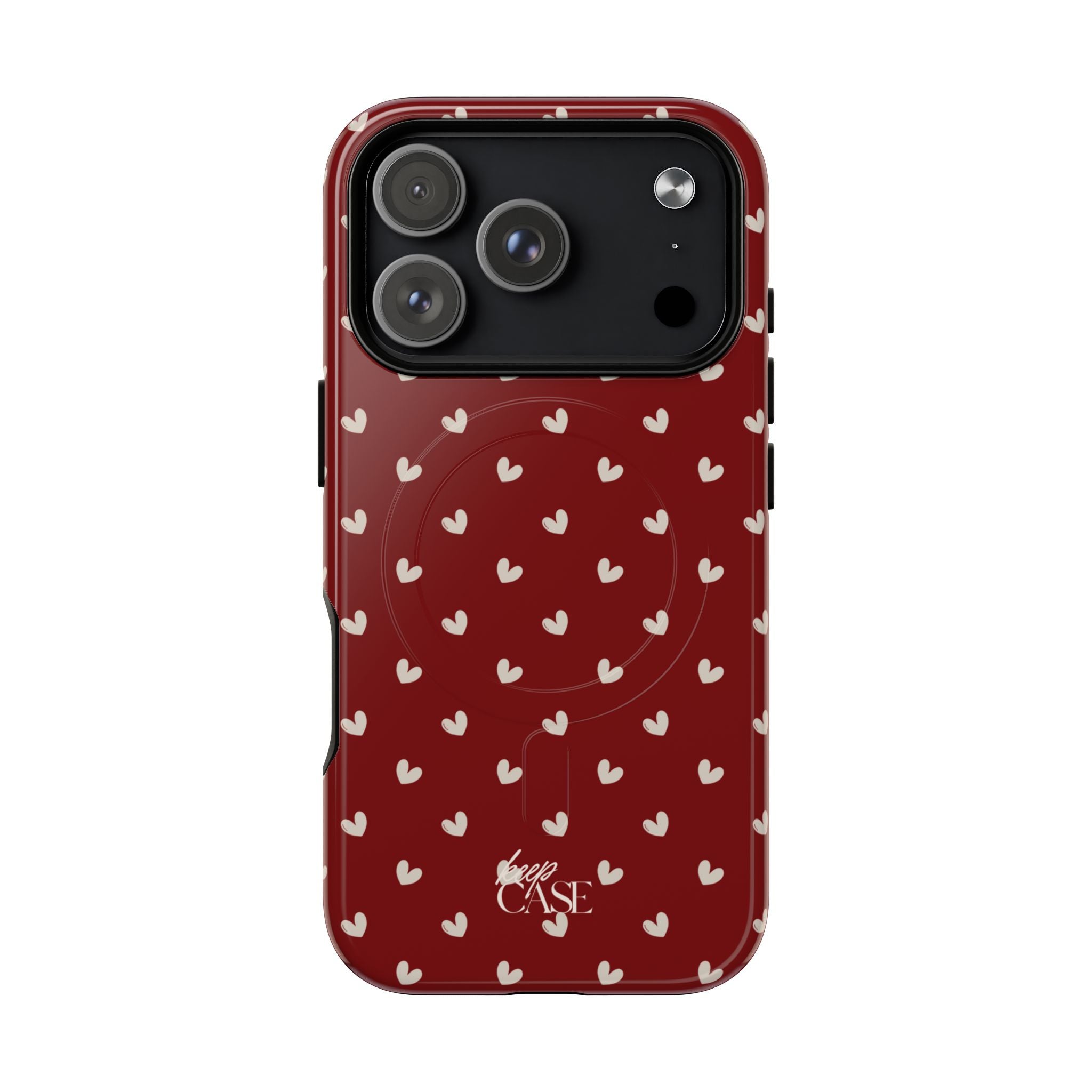 Keepcase Keepers Series — Burgundy Hearts