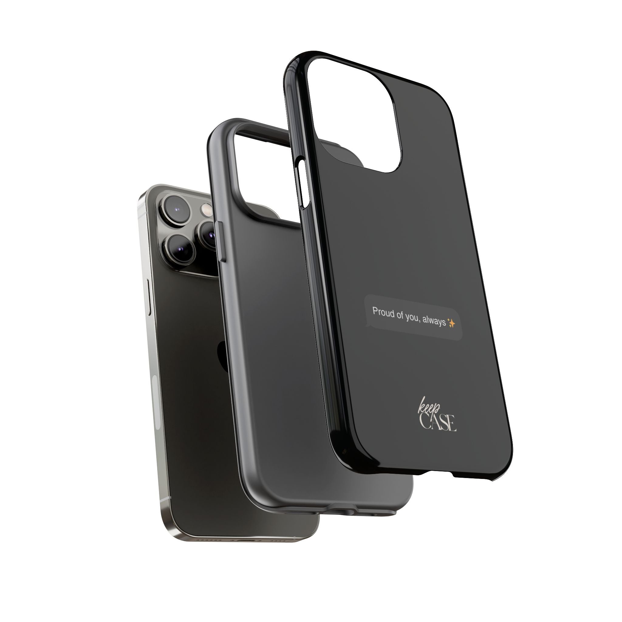 Keepcase Kept Messages Series — Proud Of You, Always (Dark Mode)