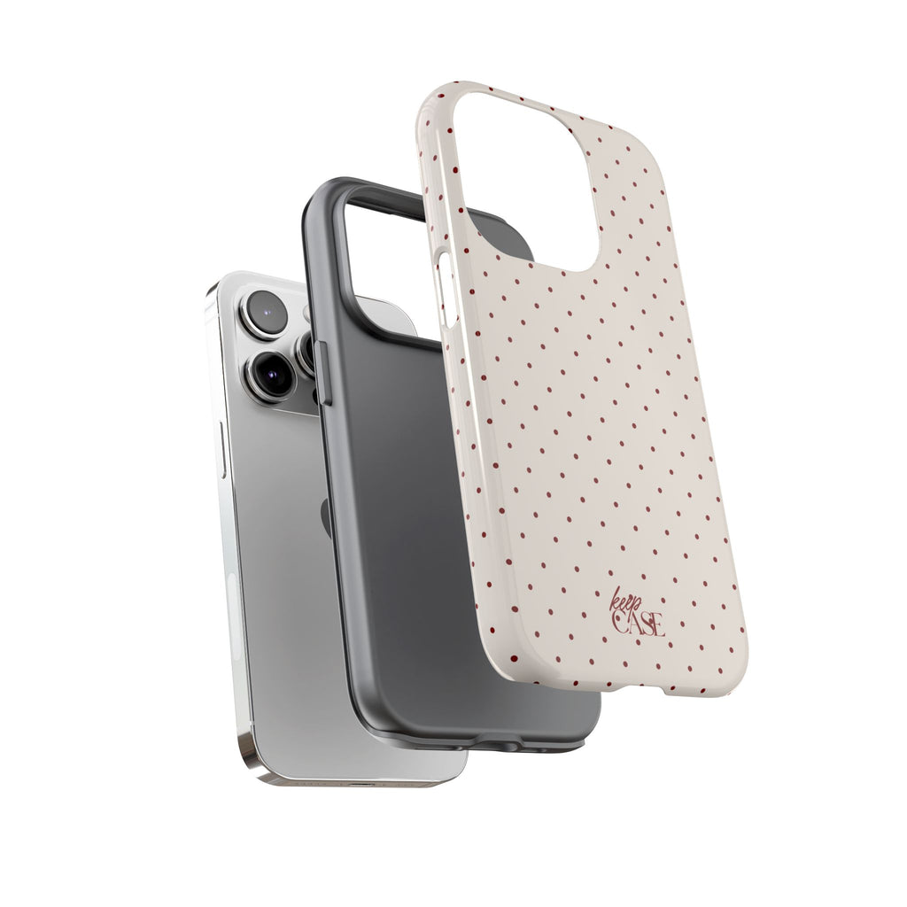 Keepcase Keepers Series — Cream Polka Dots