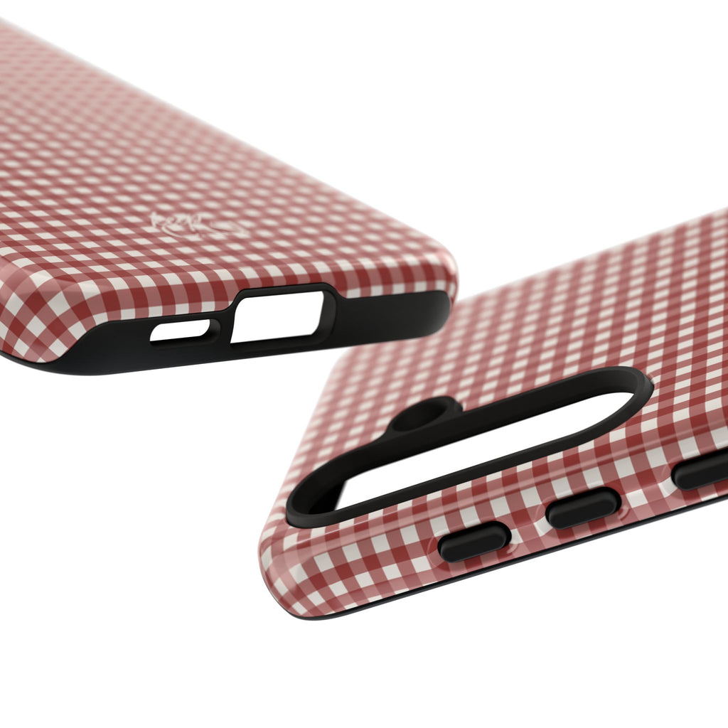 Keepcase Keepers Series — Burgundy and Cream Gingham