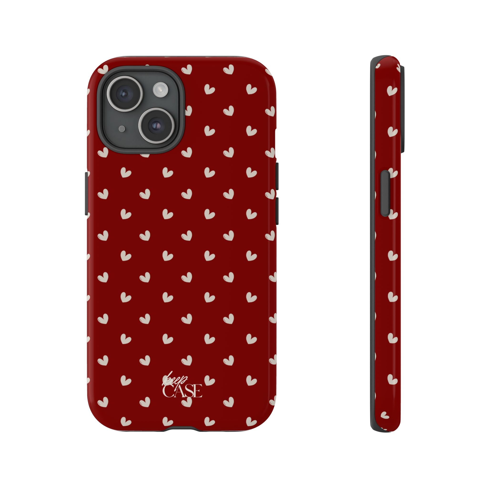 Keepcase Keepers Series — Burgundy Hearts