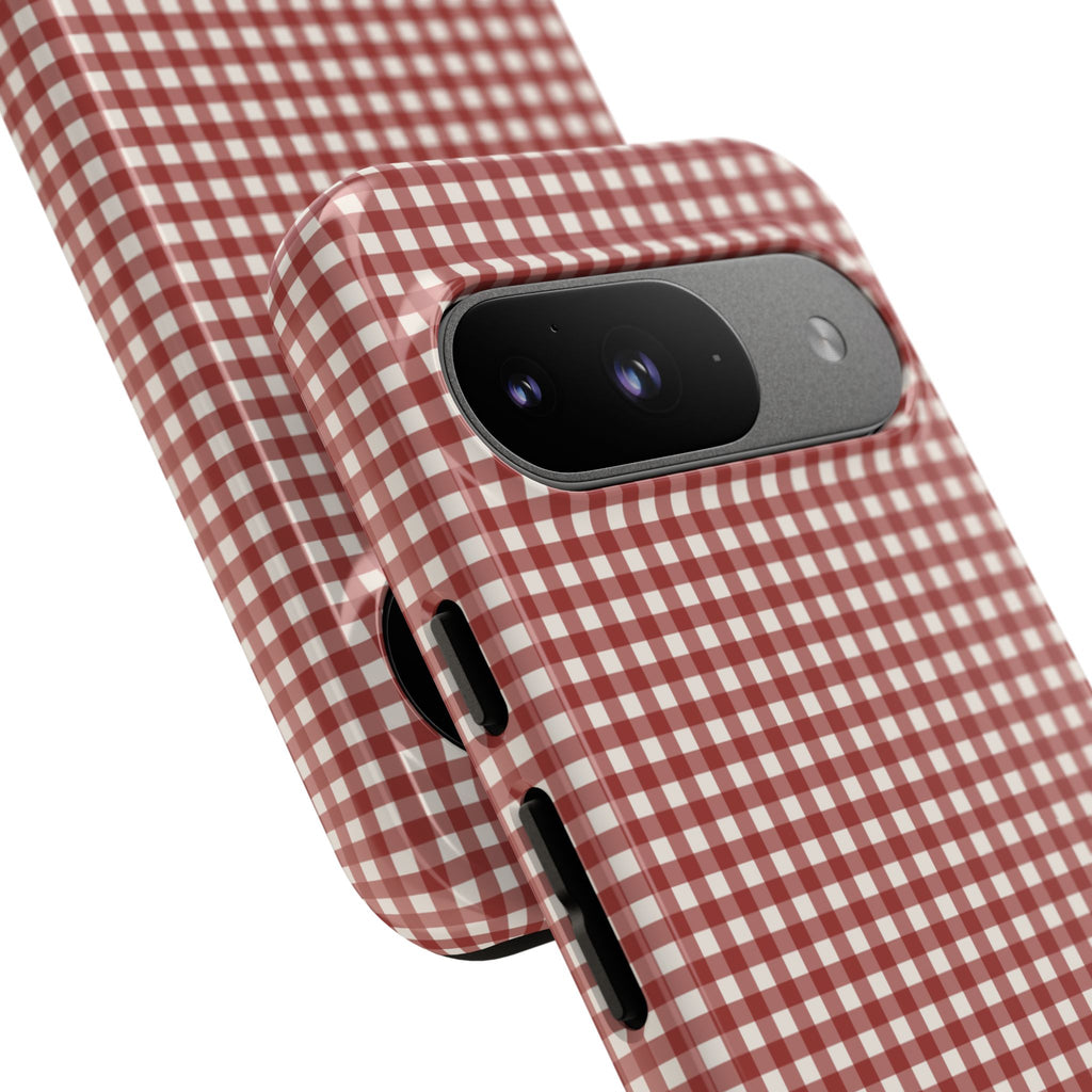 Keepcase Keepers Series — Burgundy and Cream Gingham