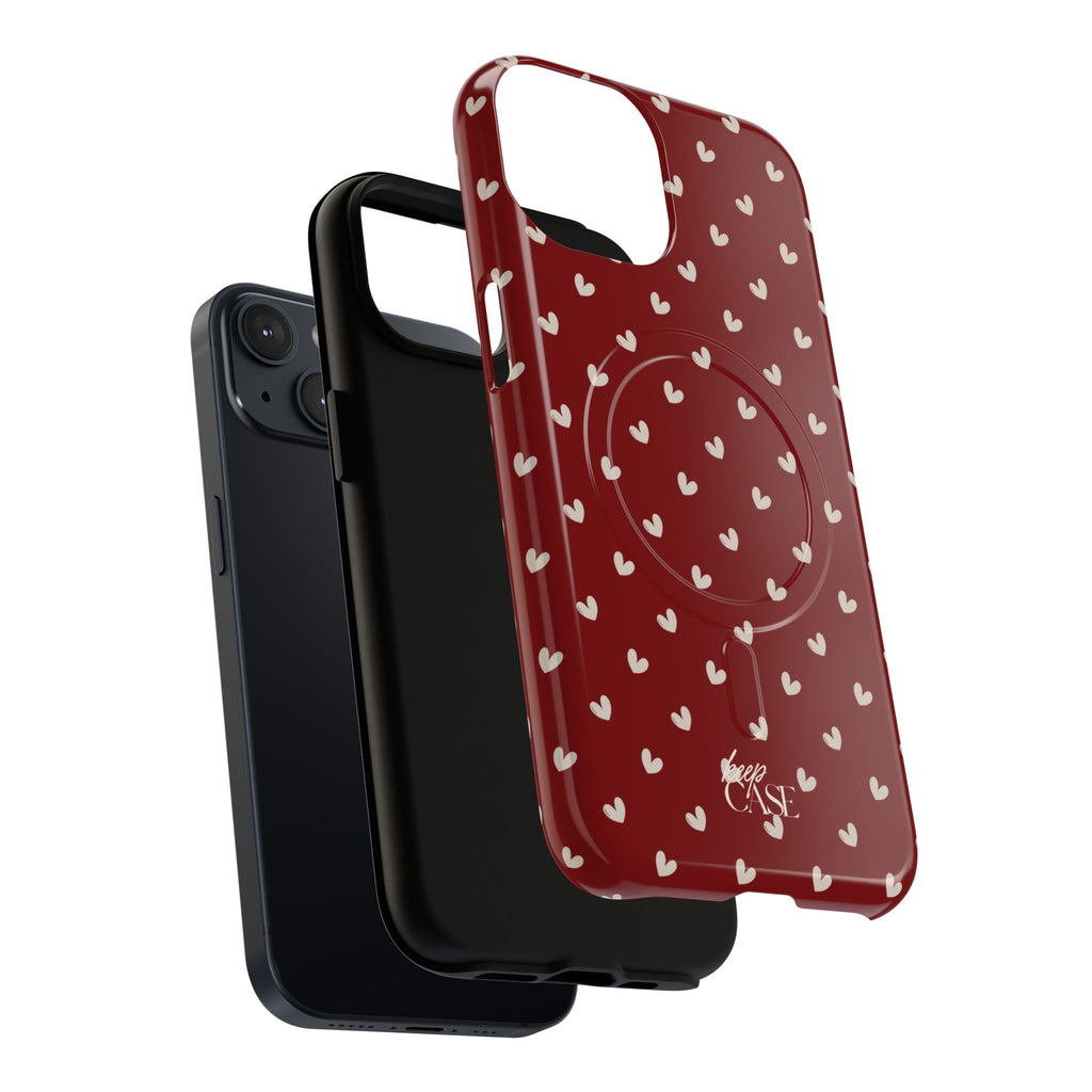 Keepcase Keepers Series — Burgundy Hearts