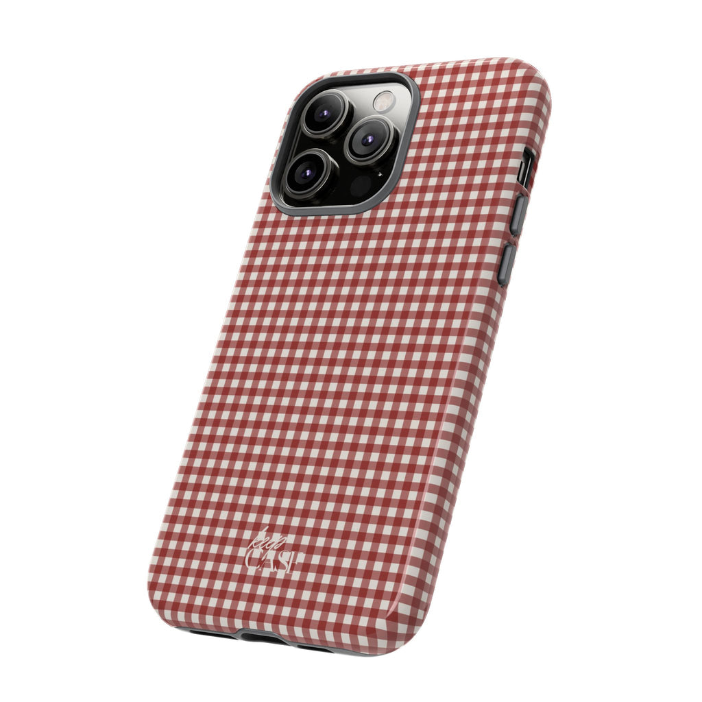 Keepcase Keepers Series — Burgundy and Cream Gingham