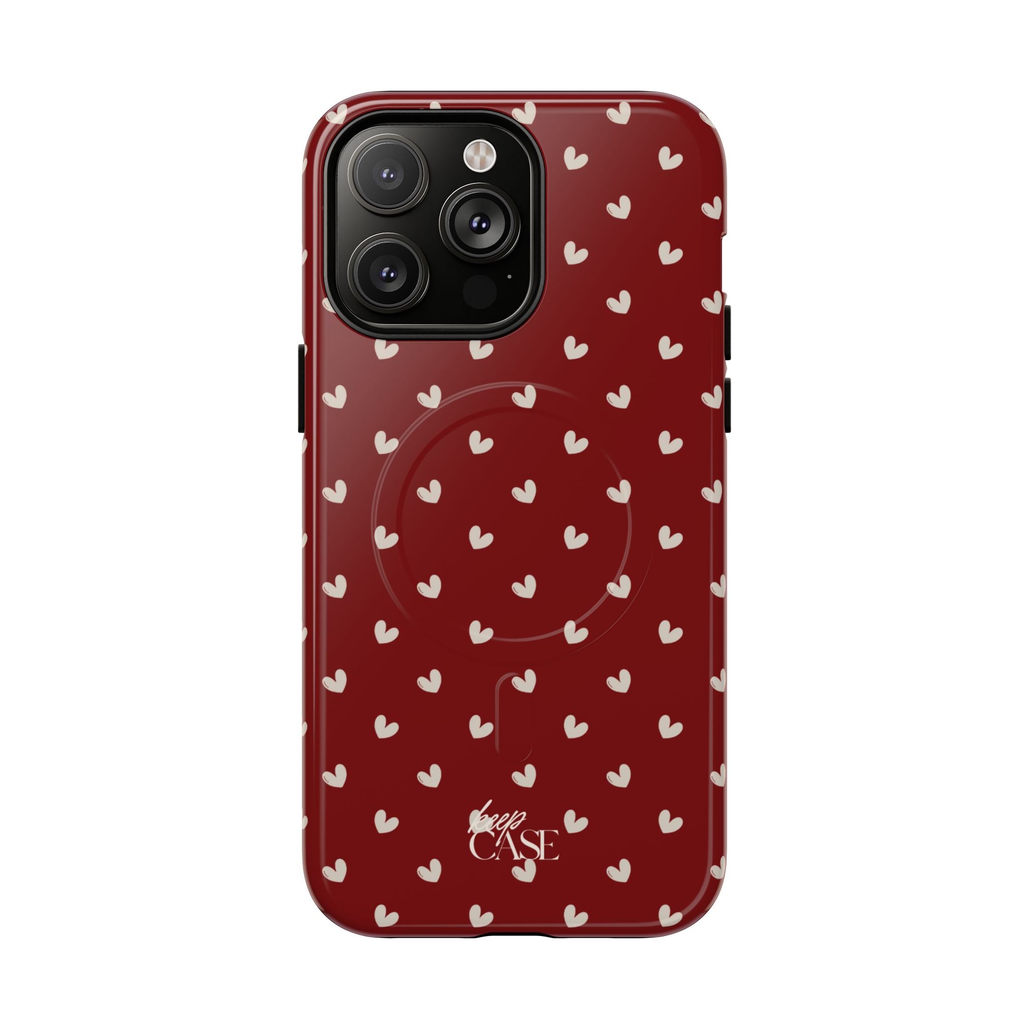 Keepcase Keepers Series — Burgundy Hearts