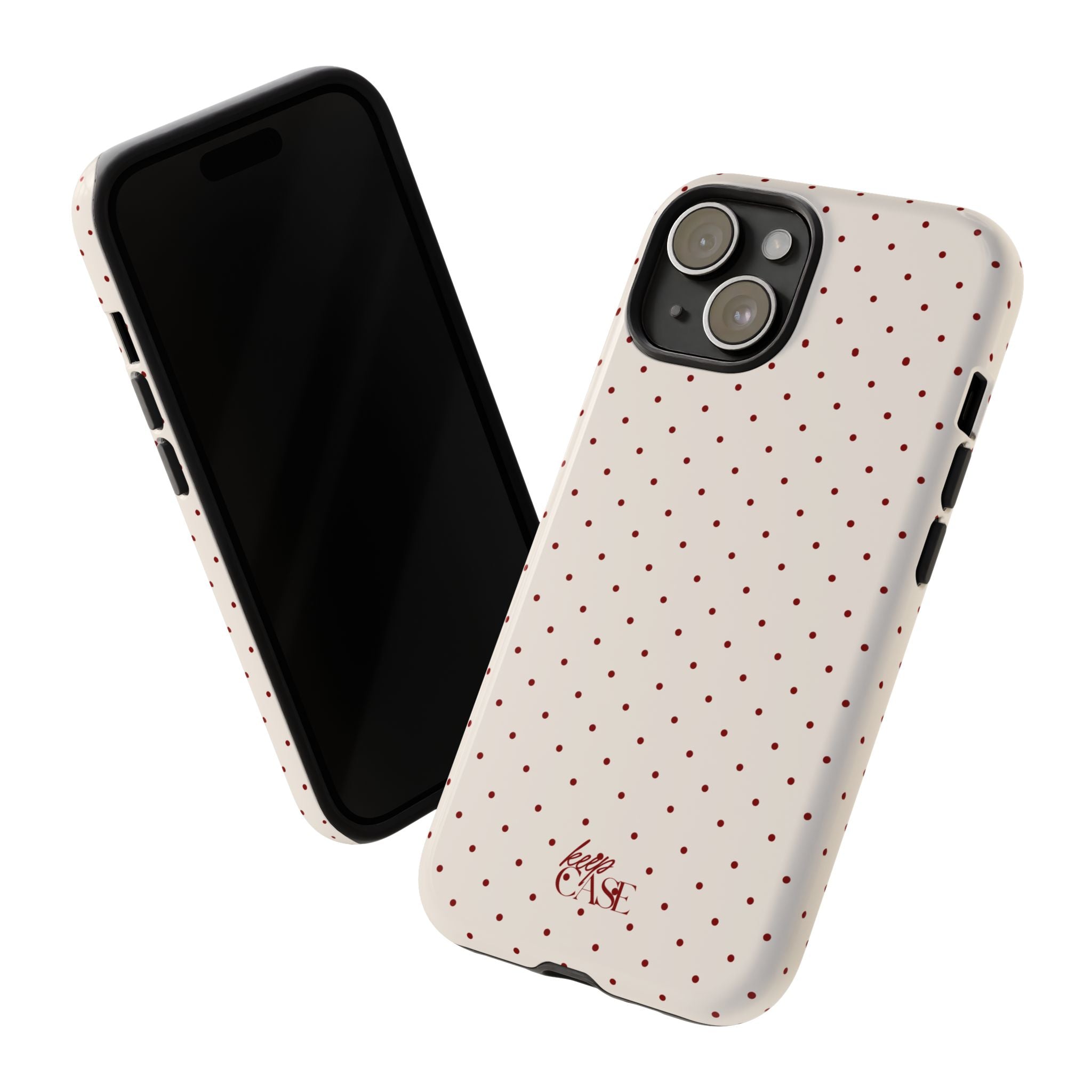 Keepcase Keepers Series — Cream Polka Dots
