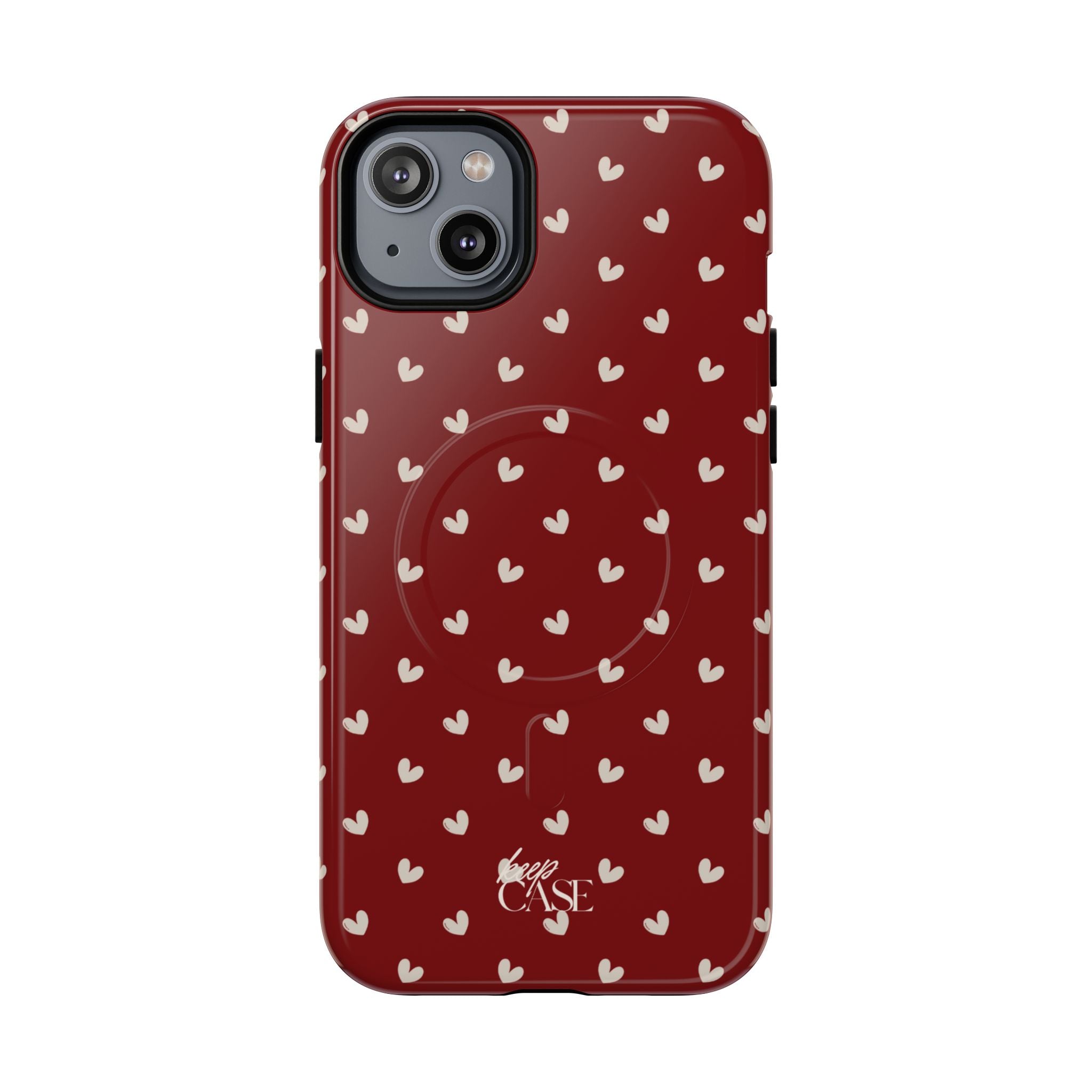 Keepcase Keepers Series — Burgundy Hearts