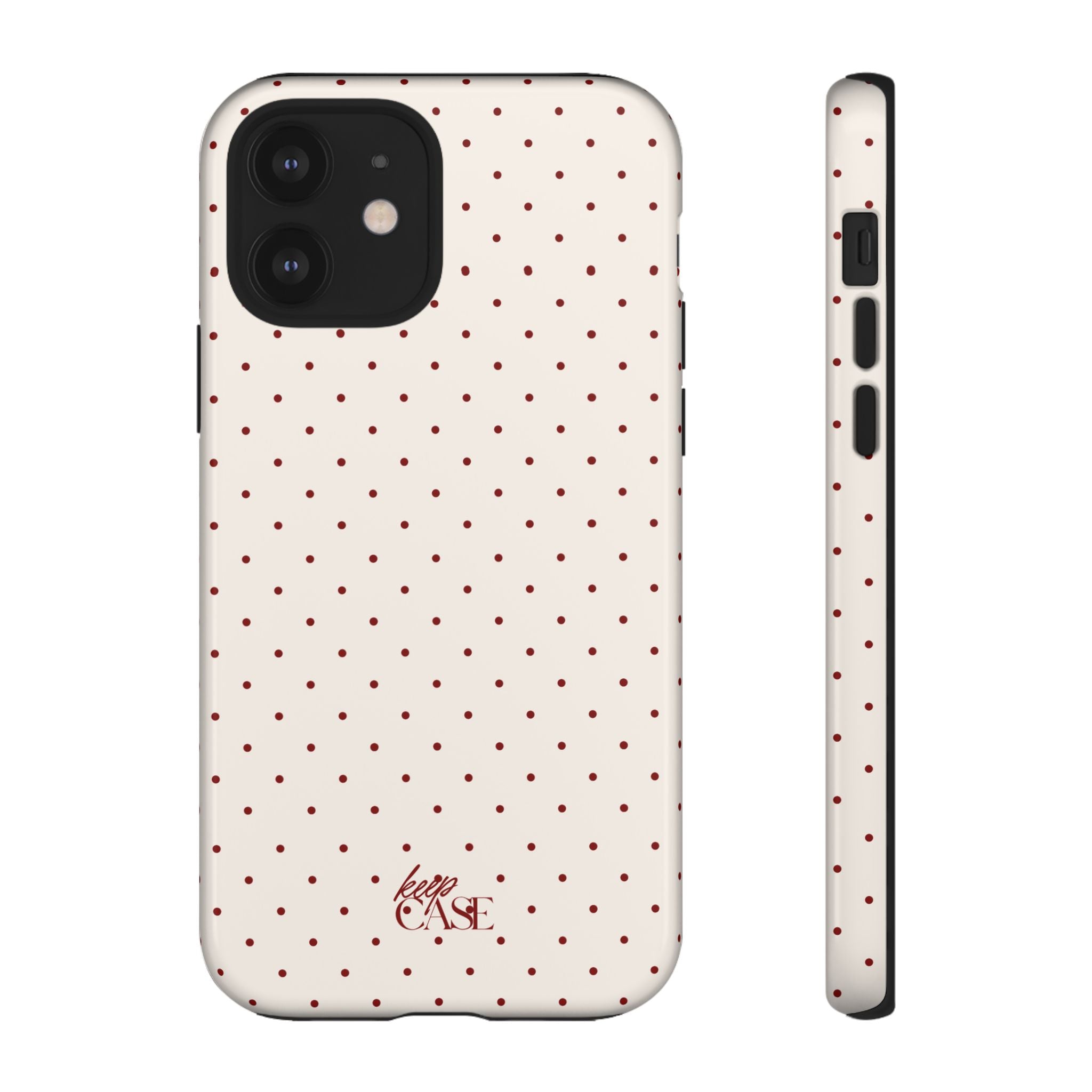 Keepcase Keepers Series — Cream Polka Dots
