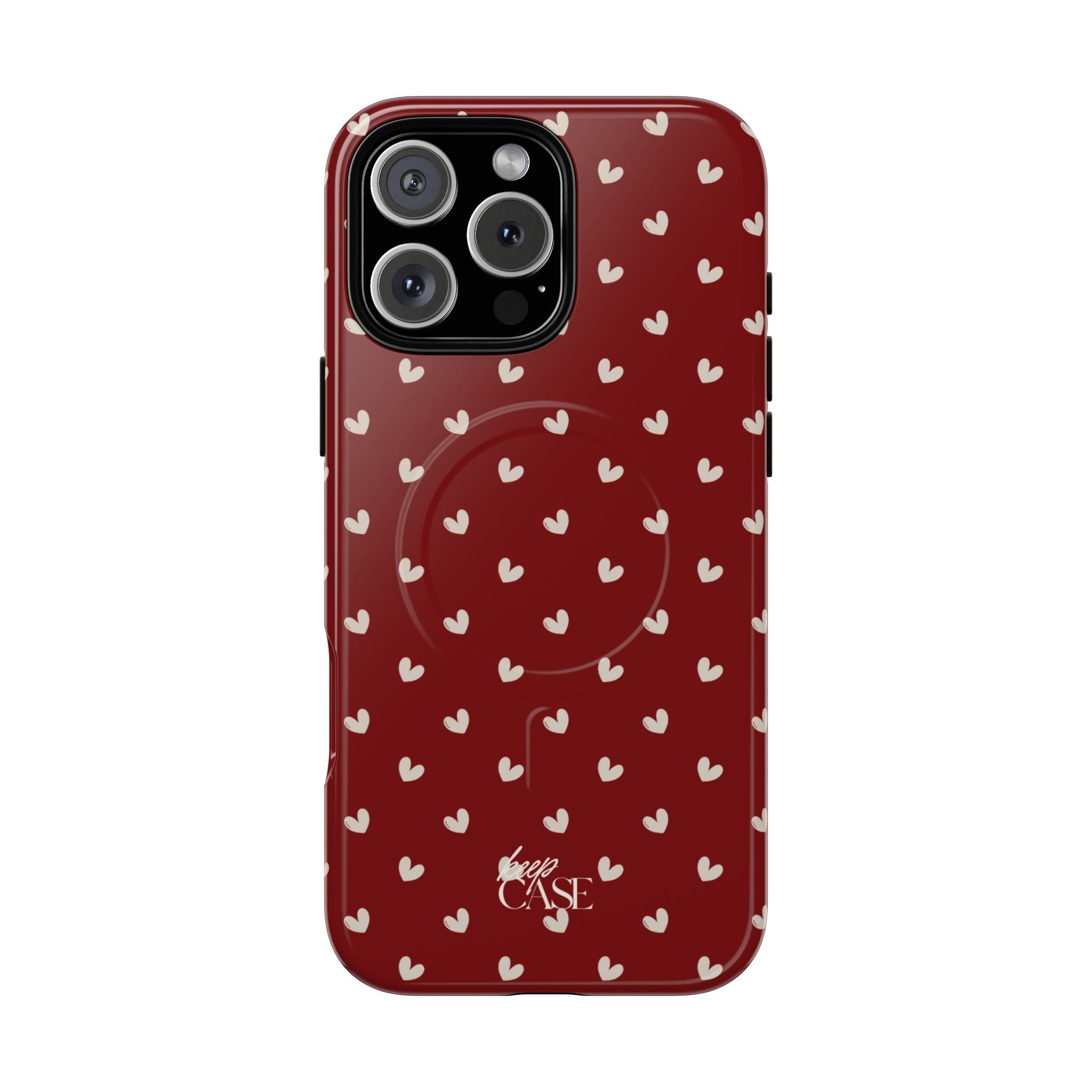 Keepcase Keepers Series — Burgundy Hearts