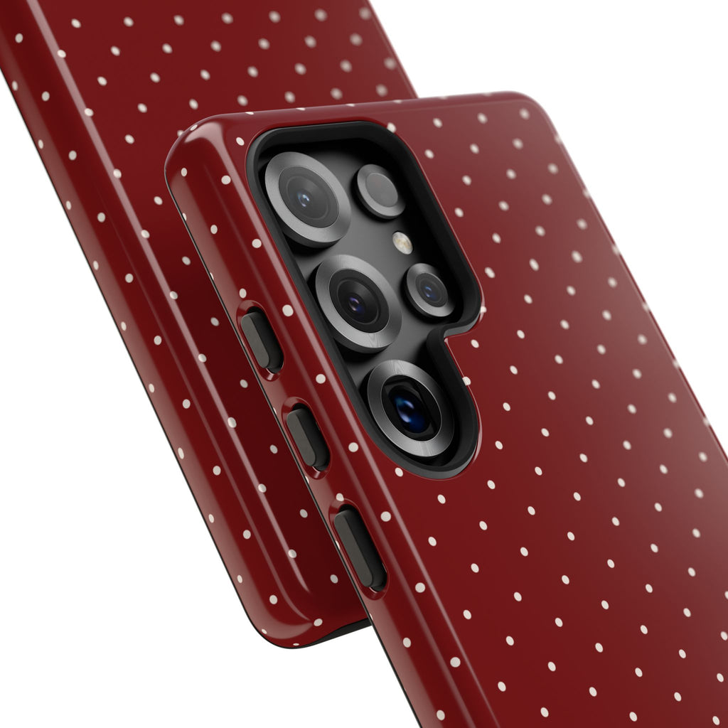 Keepcase Keepers Series — Burgundy Polka Dots