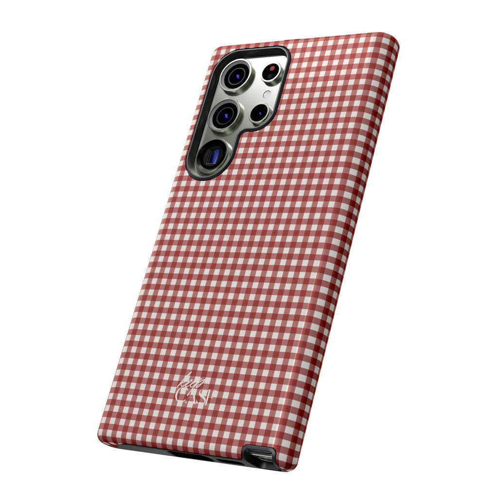 Keepcase Keepers Series — Burgundy and Cream Gingham