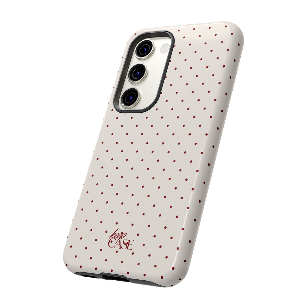 Keepcase Keepers Series — Cream Polka Dots