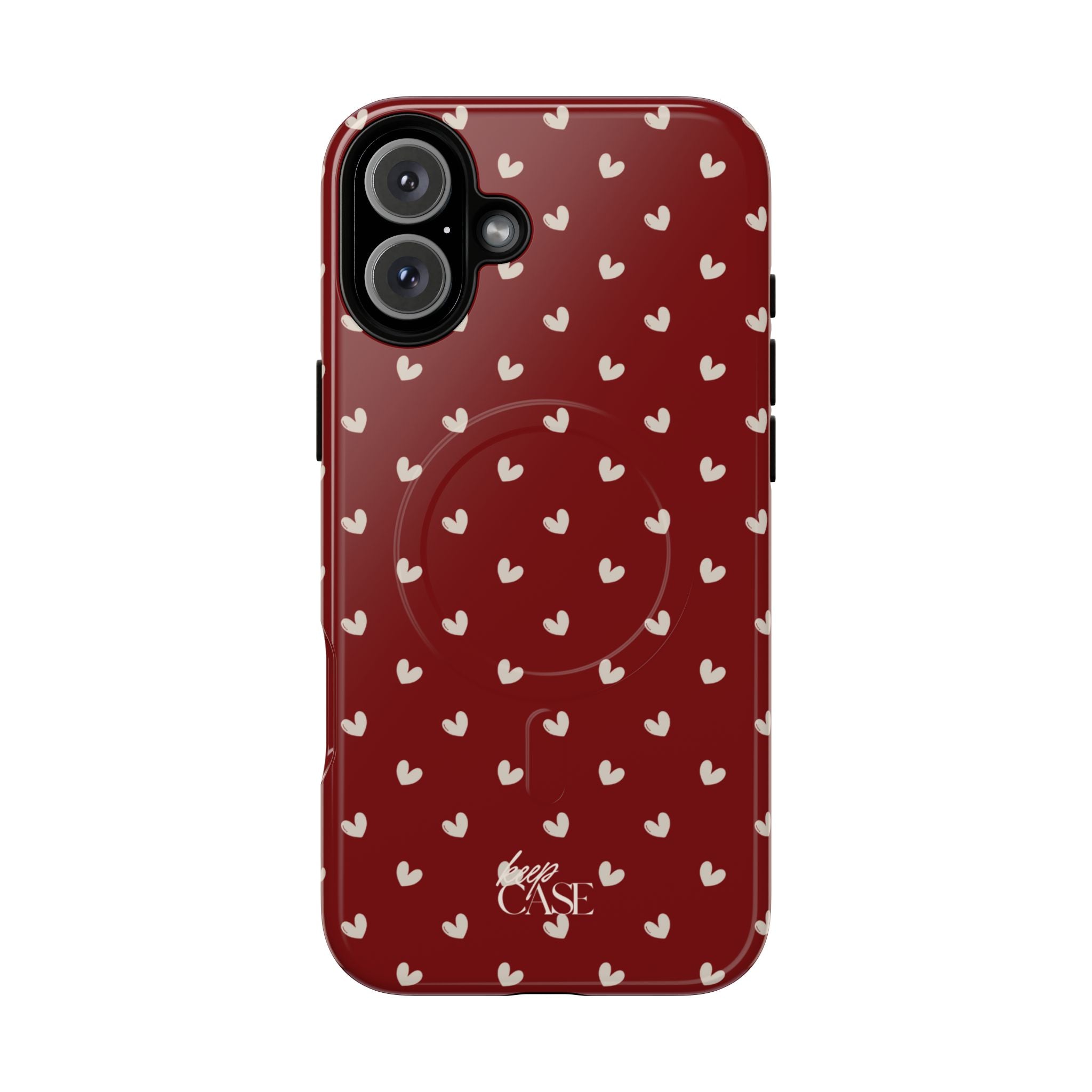 Keepcase Keepers Series — Burgundy Hearts