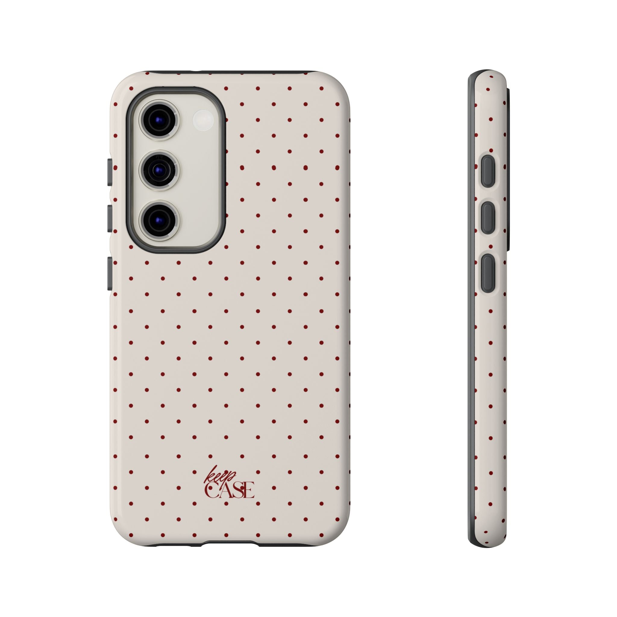 Keepcase Keepers Series — Cream Polka Dots