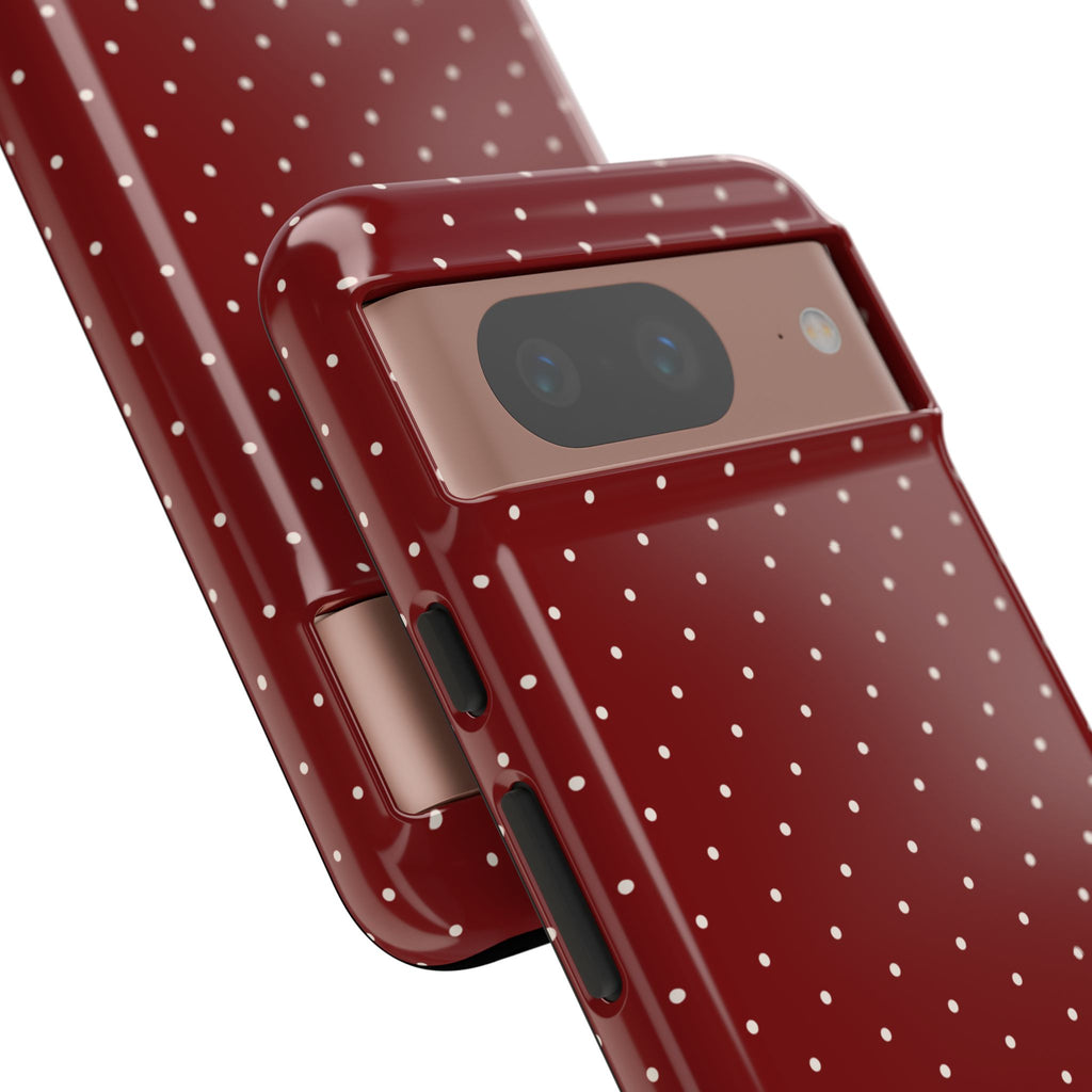 Keepcase Keepers Series — Burgundy Polka Dots