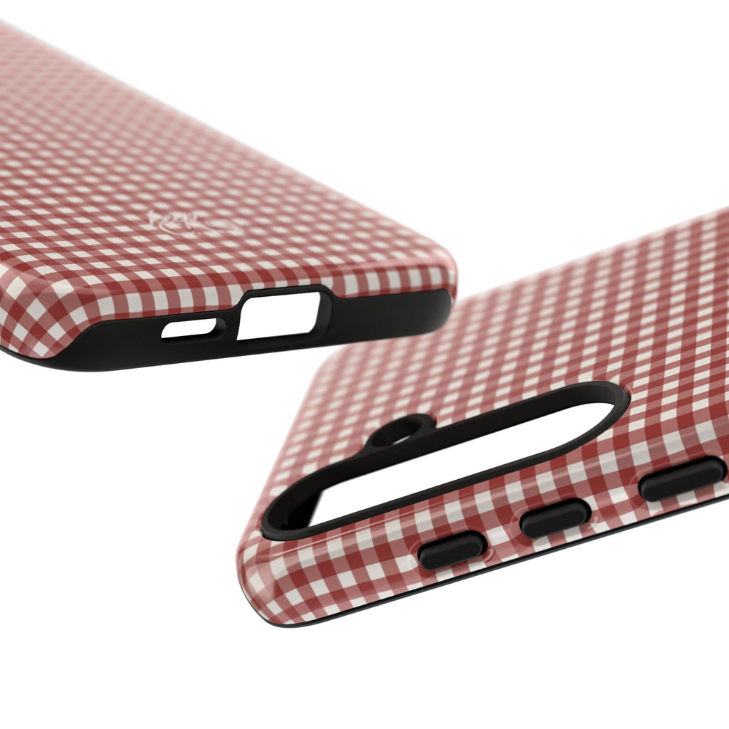 Keepcase Keepers Series — Burgundy and Cream Gingham