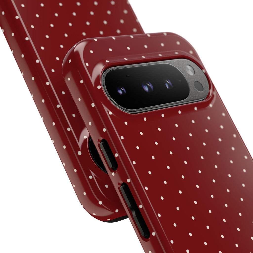 Keepcase Keepers Series — Burgundy Polka Dots