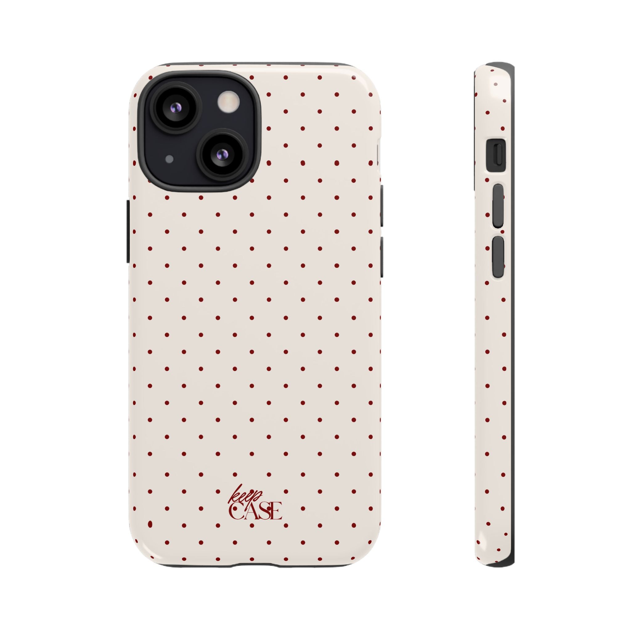 Keepcase Keepers Series — Cream Polka Dots