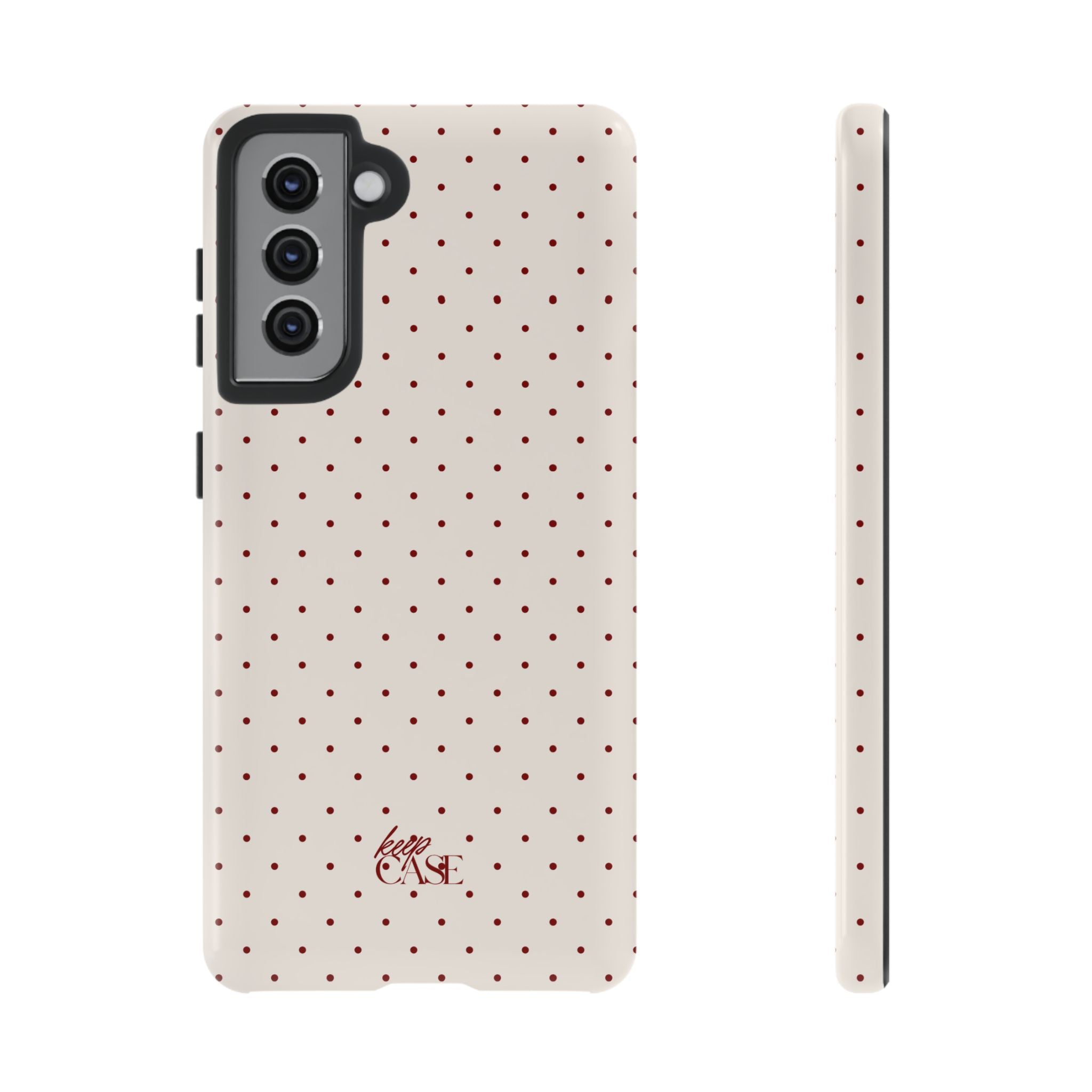 Keepcase Keepers Series — Cream Polka Dots