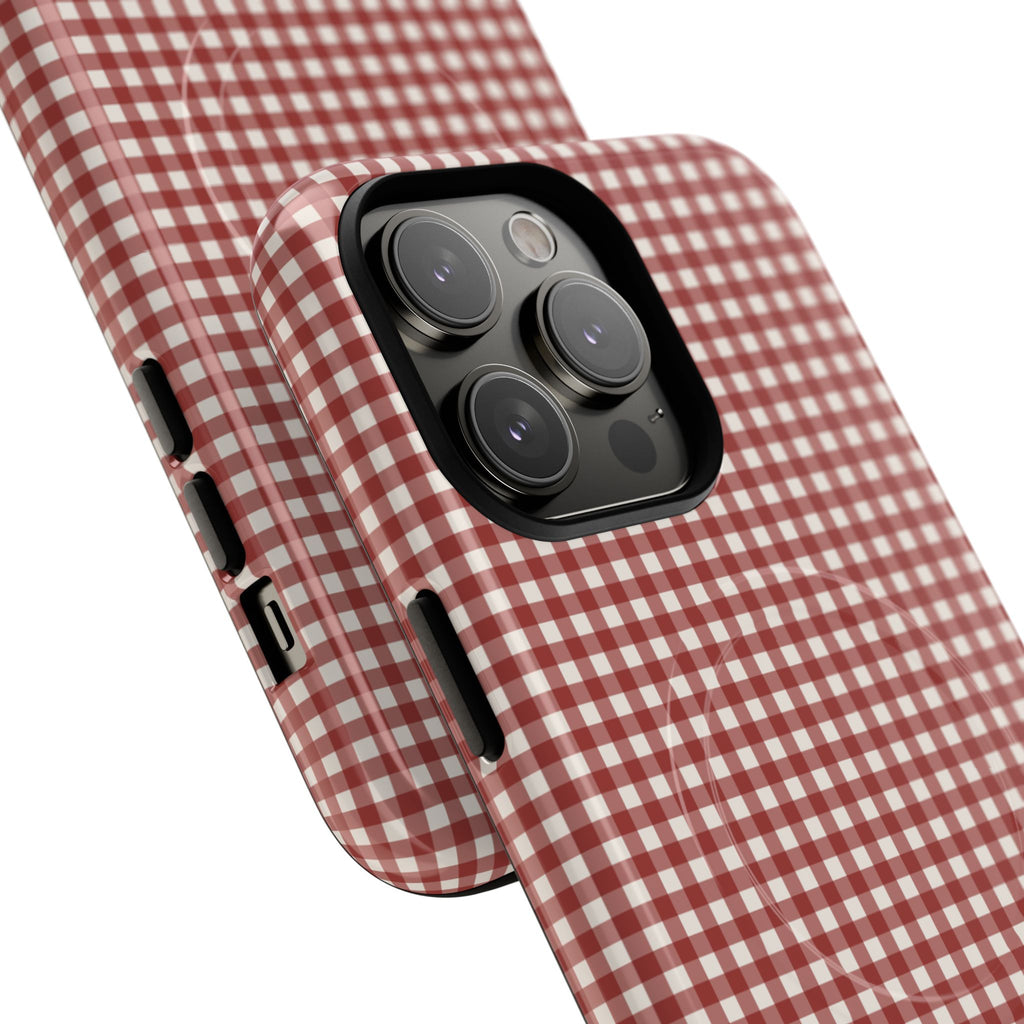 Keepcase Keepers Series — Burgundy and Cream Gingham