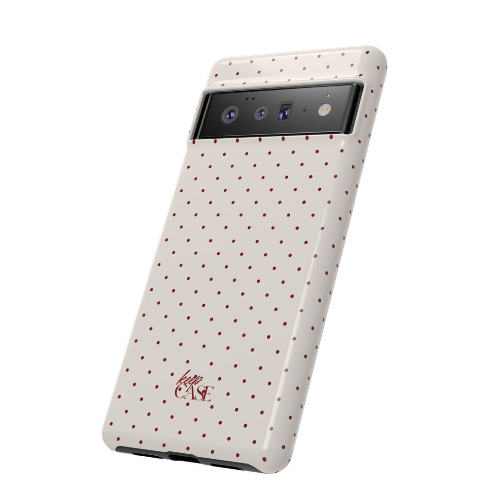 Keepcase Keepers Series — Cream Polka Dots