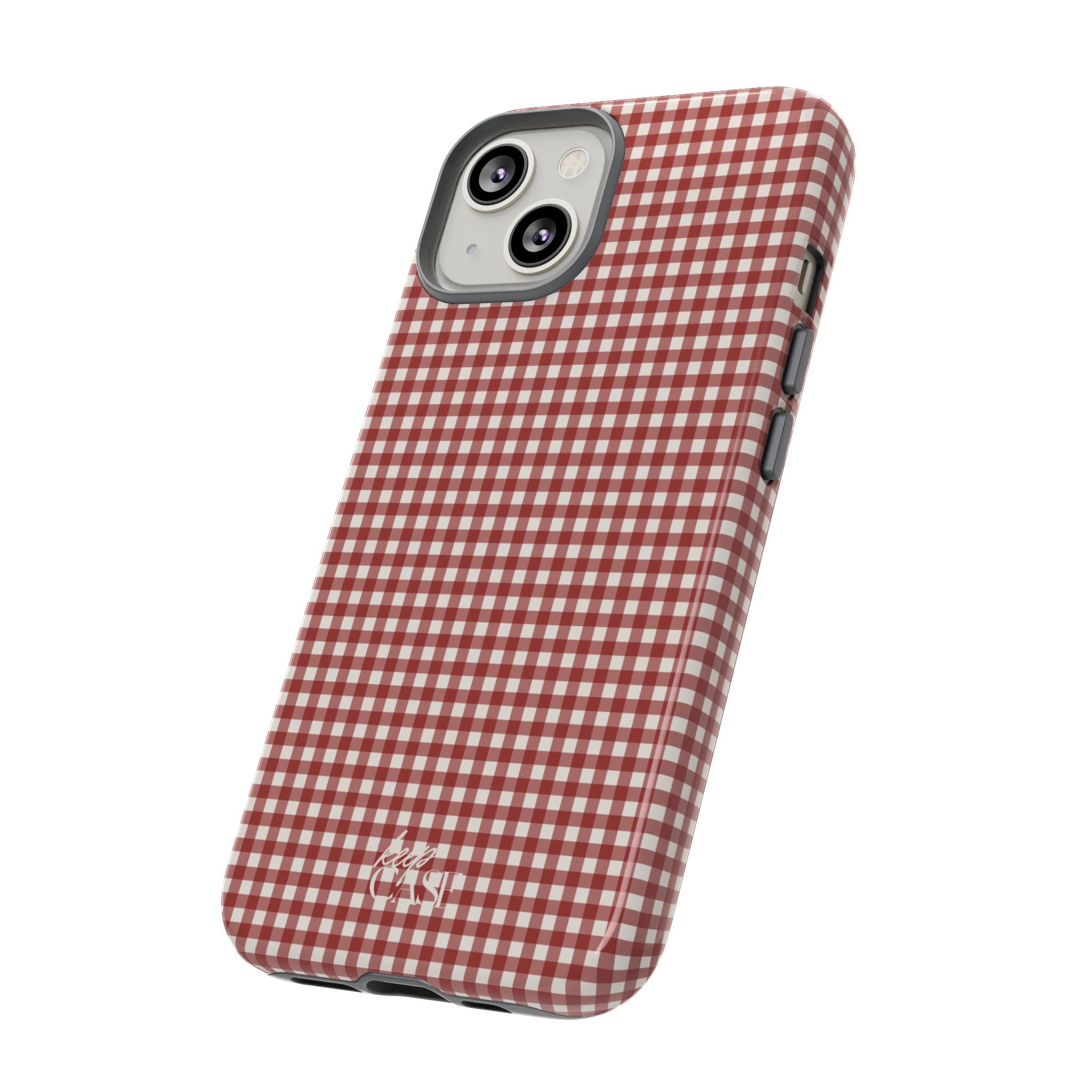 Keepcase Keepers Series — Burgundy and Cream Gingham