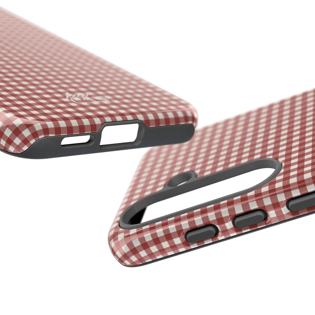 Keepcase Keepers Series — Burgundy and Cream Gingham