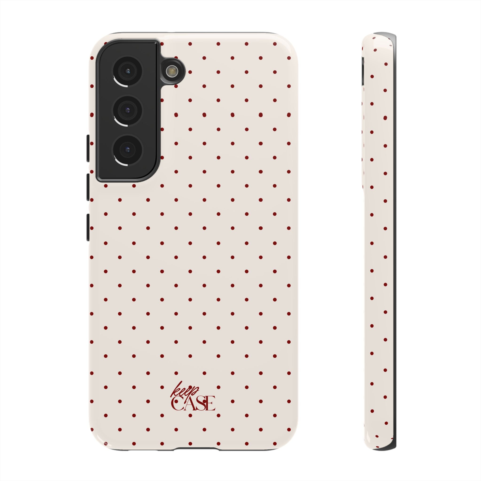 Keepcase Keepers Series — Cream Polka Dots