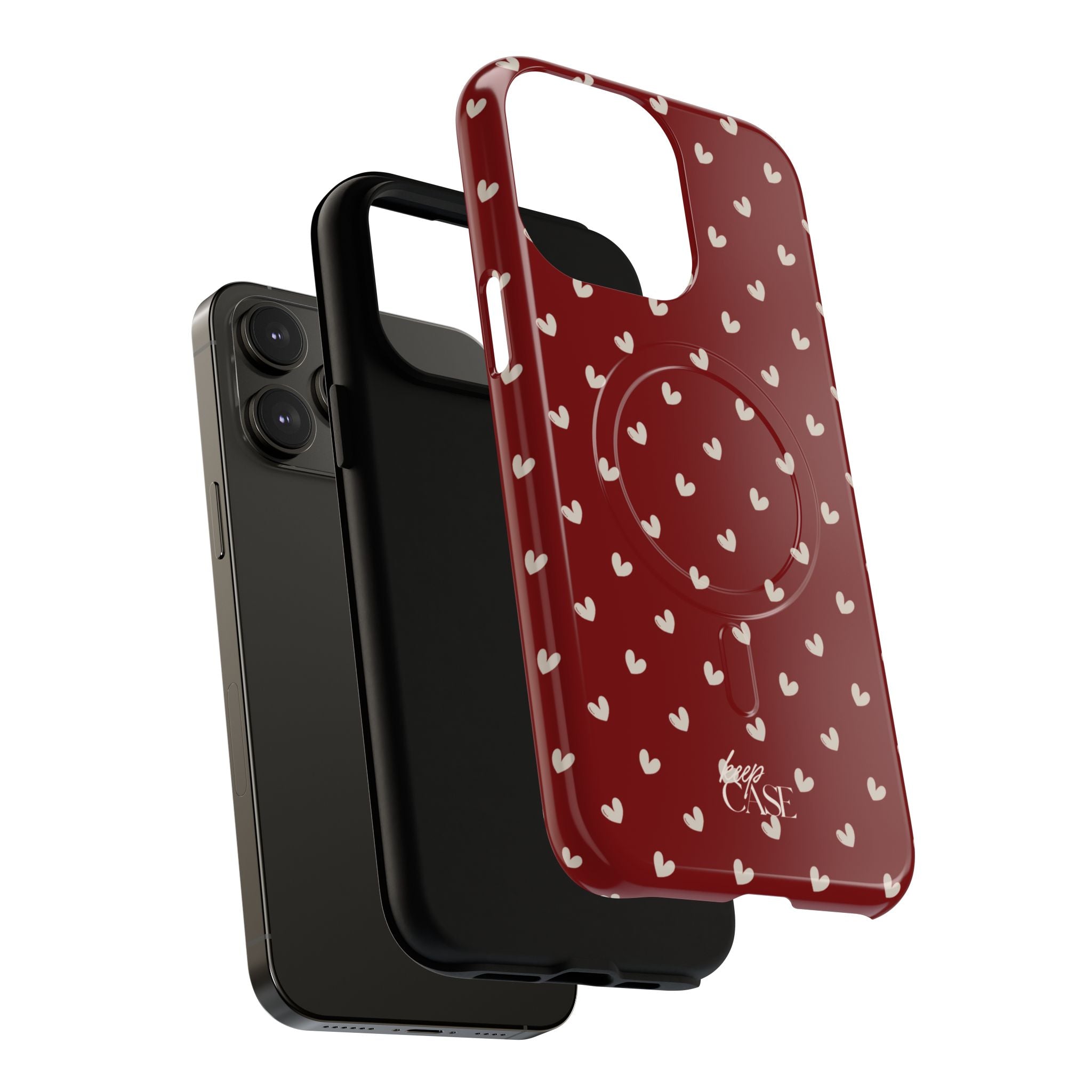 Keepcase Keepers Series — Burgundy Hearts