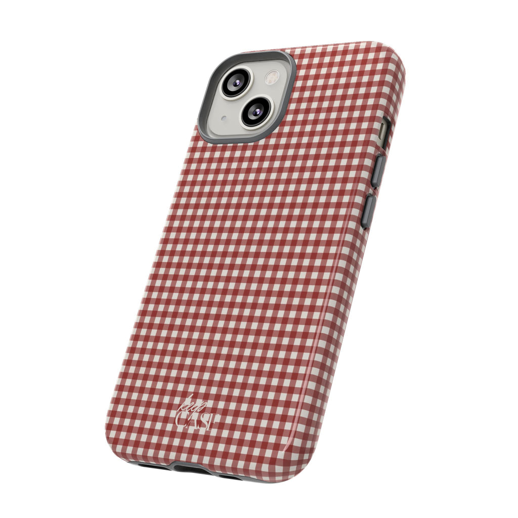 Keepcase Keepers Series — Burgundy and Cream Gingham
