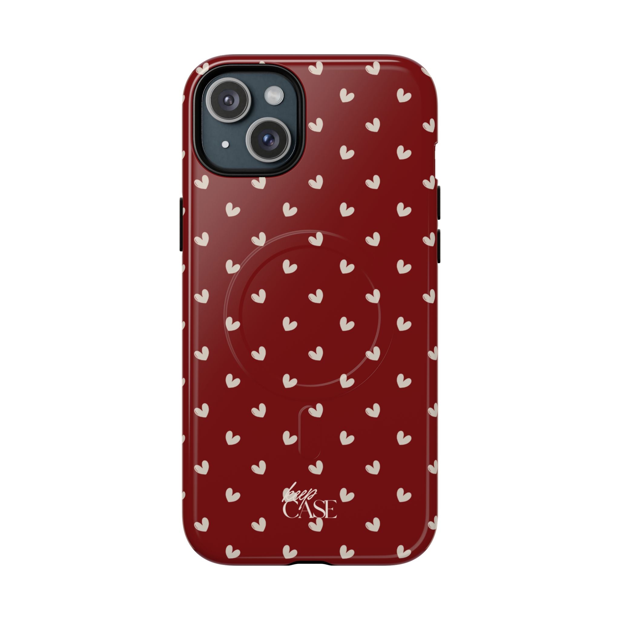 Keepcase Keepers Series — Burgundy Hearts