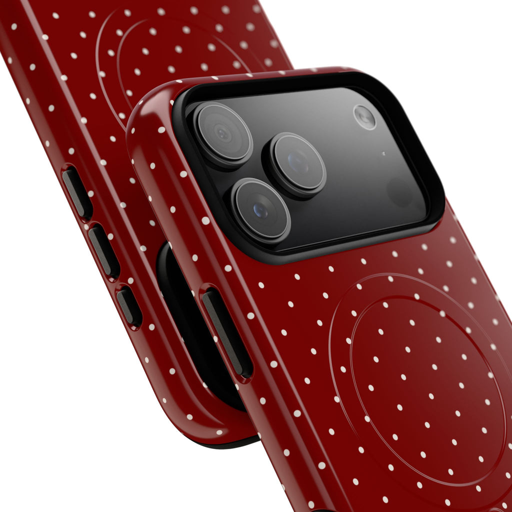 Keepcase Keepers Series — Burgundy Polka Dots