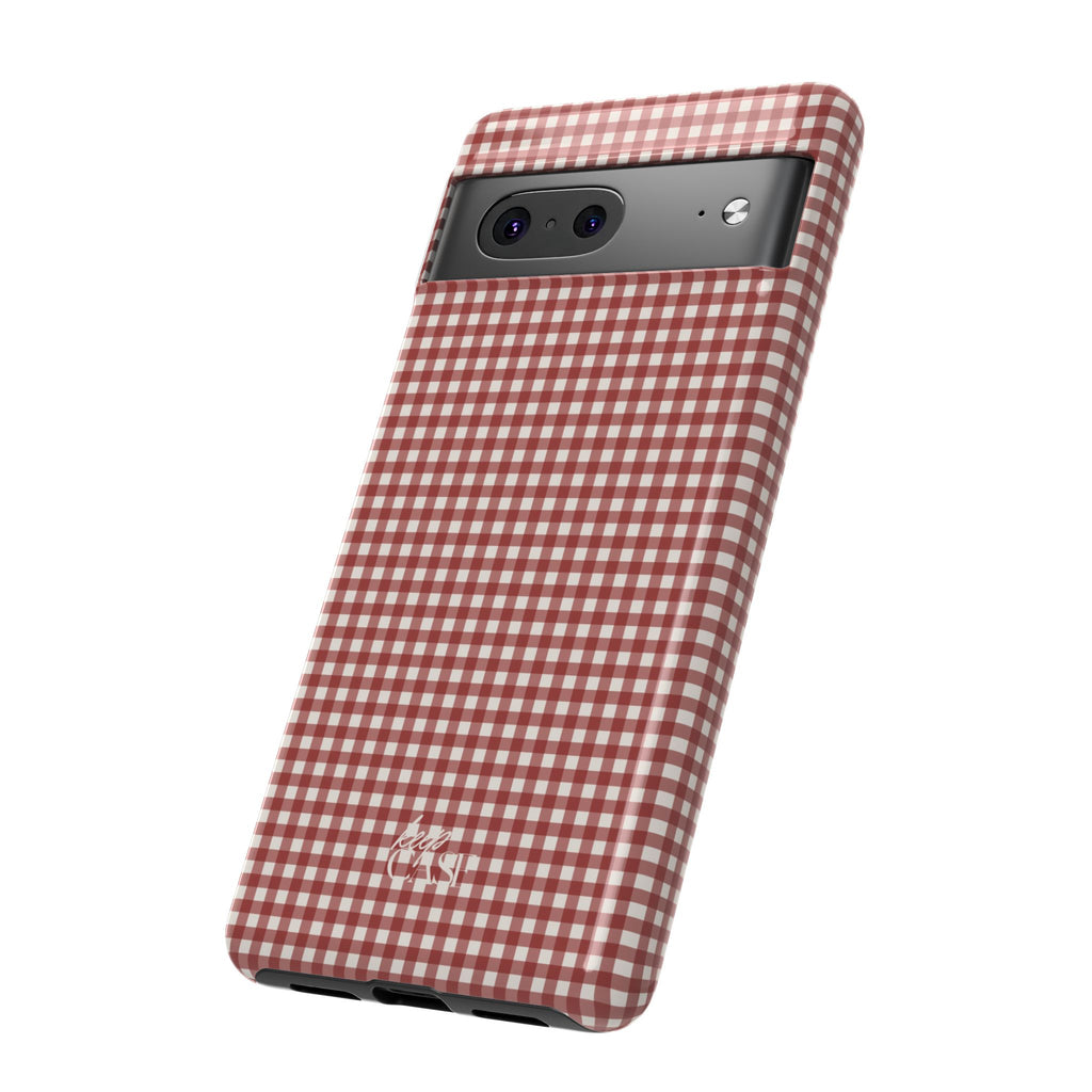 Keepcase Keepers Series — Burgundy and Cream Gingham