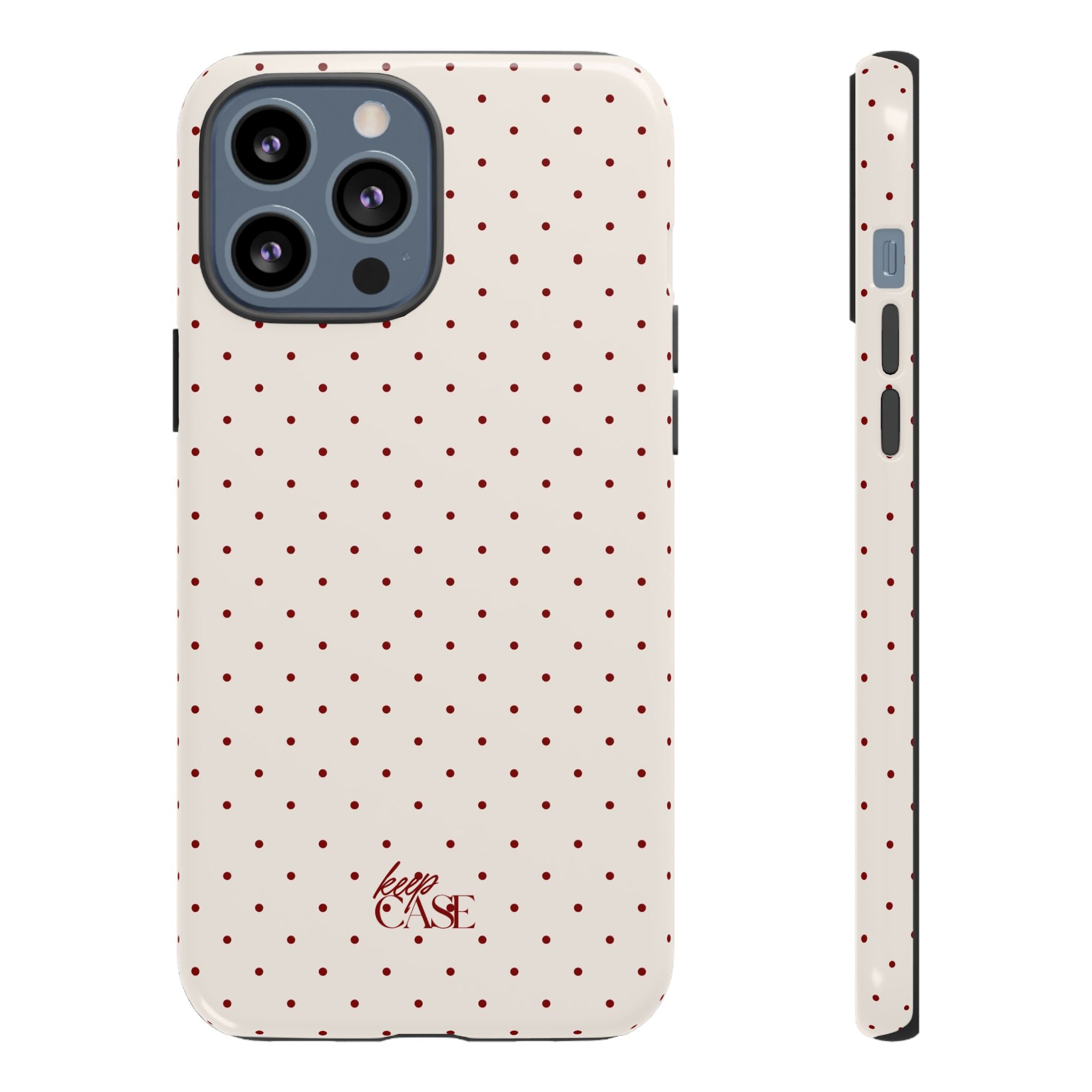 Keepcase Keepers Series — Cream Polka Dots