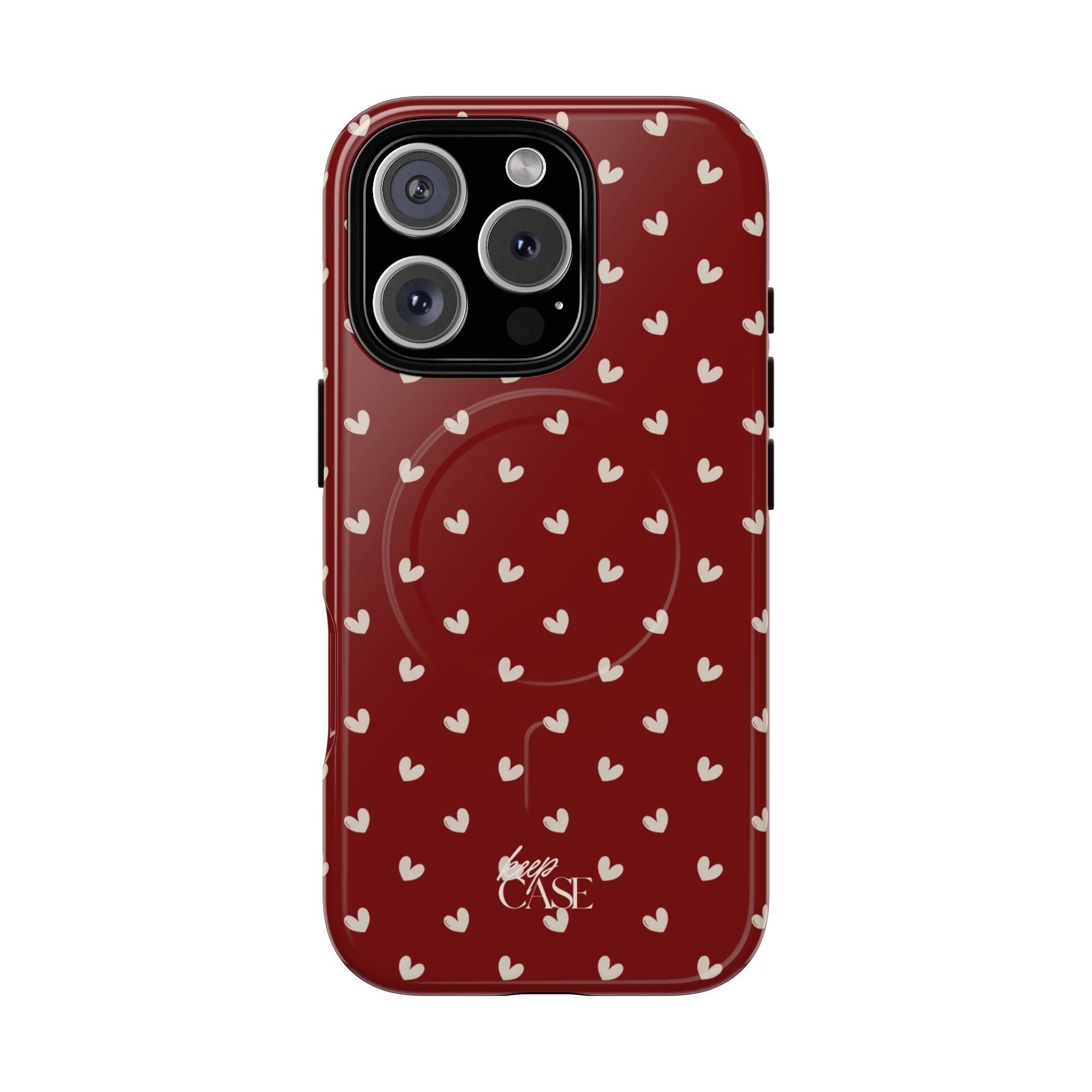 Keepcase Keepers Series — Burgundy Hearts