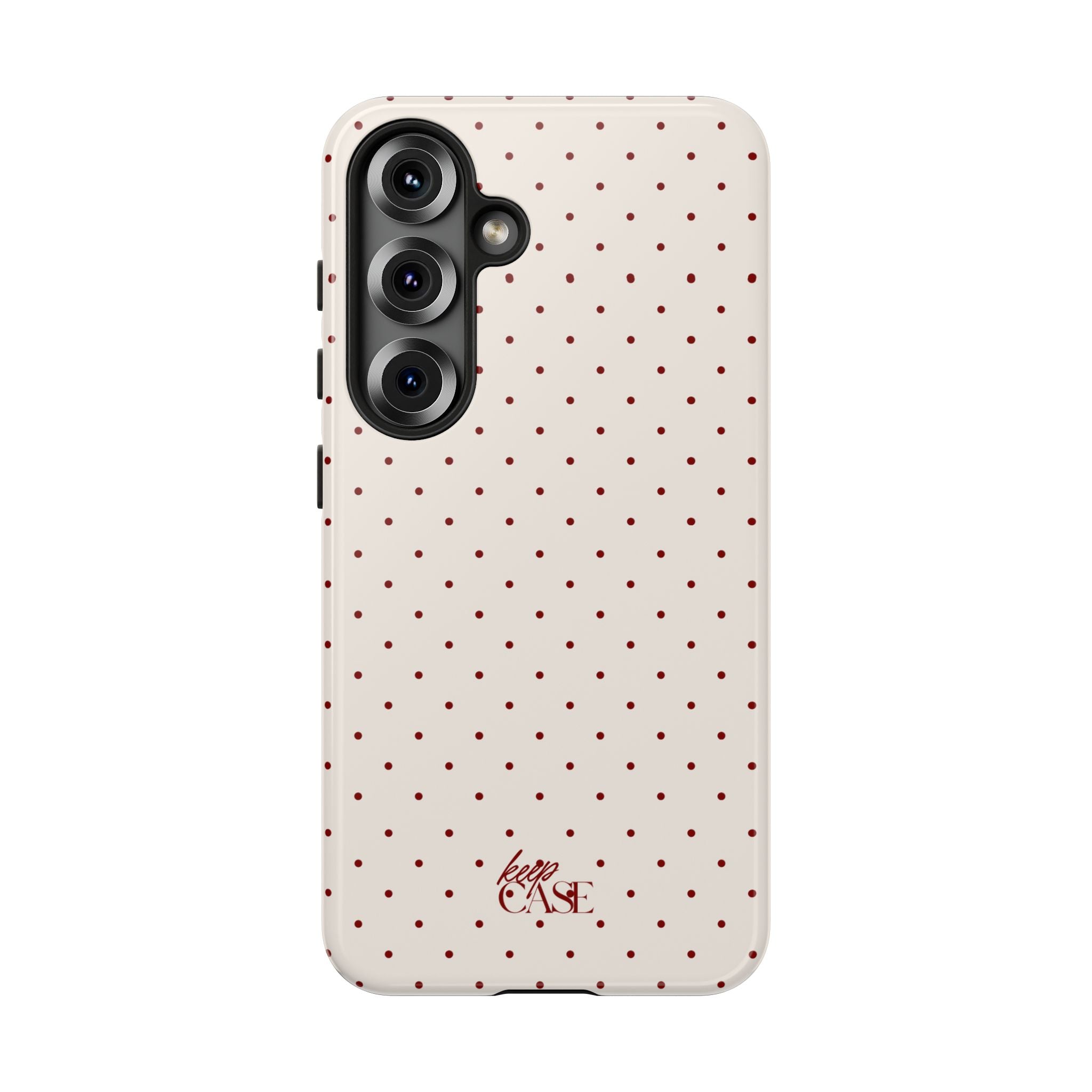Keepcase Keepers Series — Cream Polka Dots