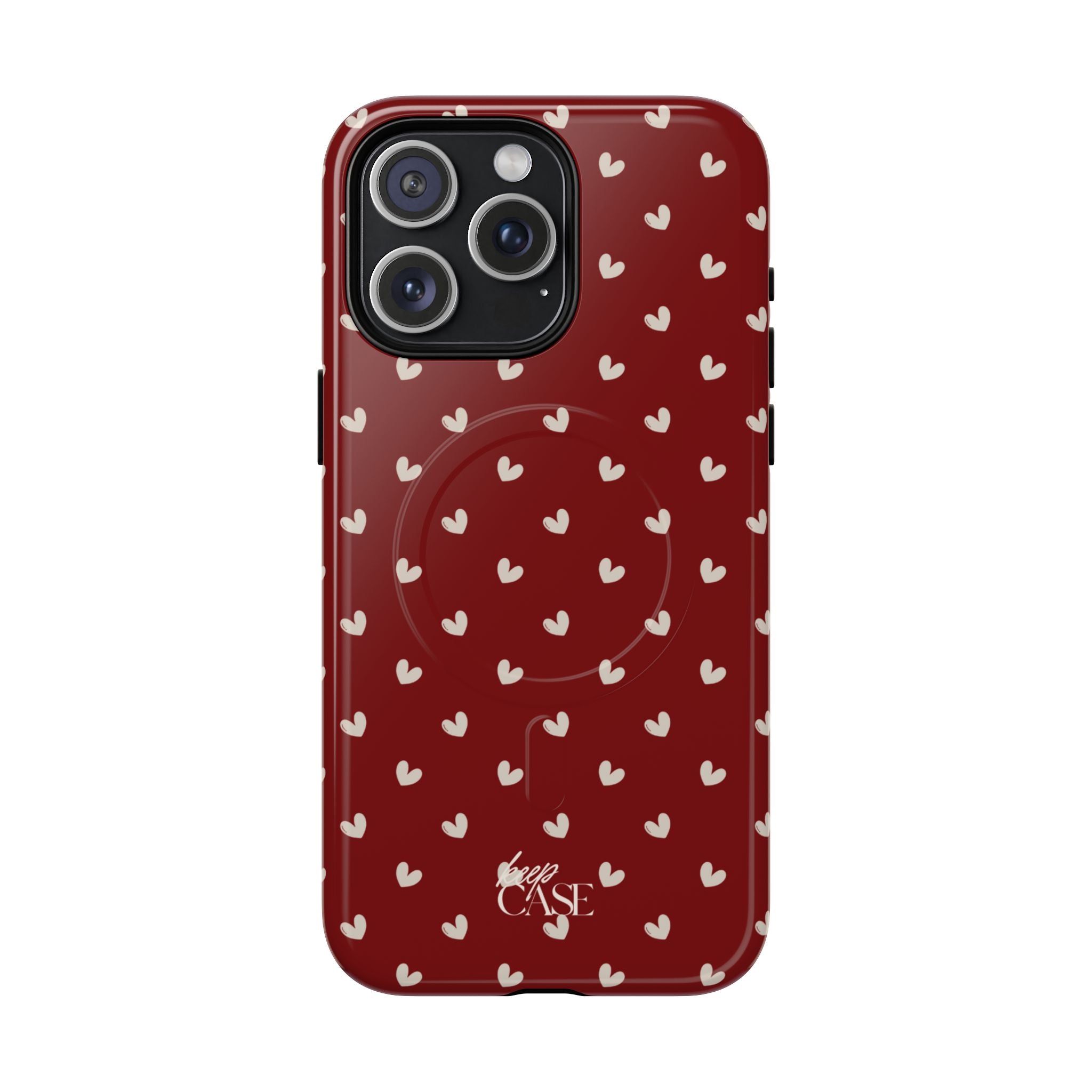 Keepcase Keepers Series — Burgundy Hearts