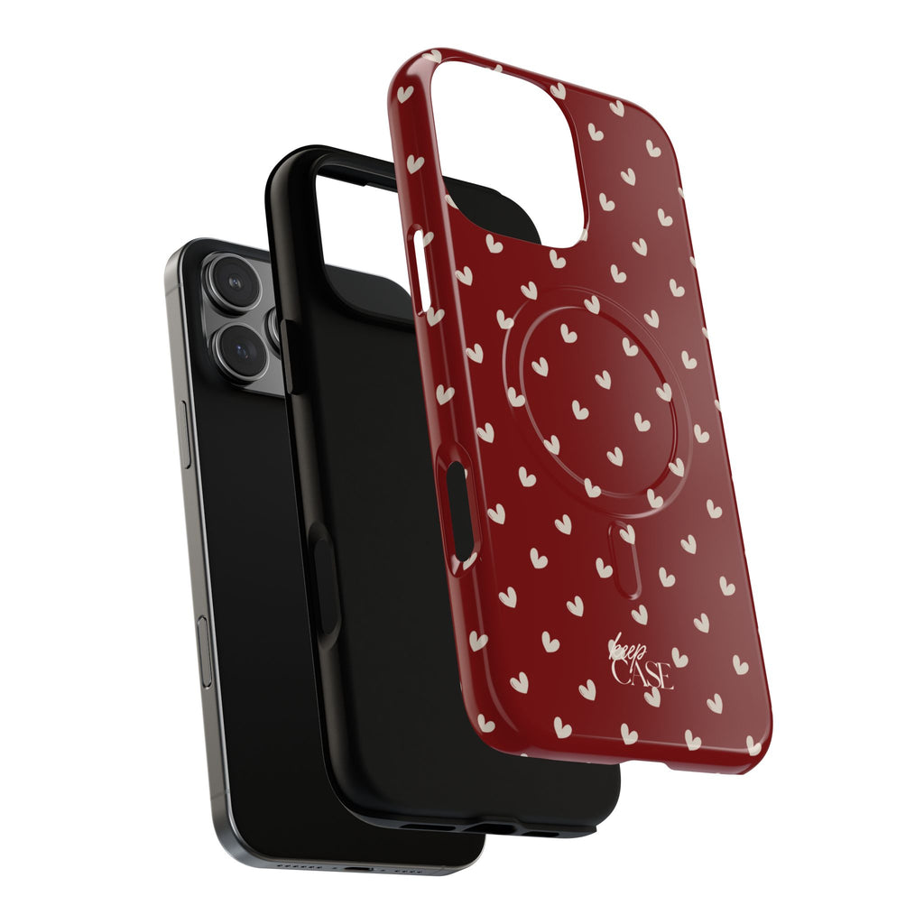 Keepcase Keepers Series — Burgundy Hearts