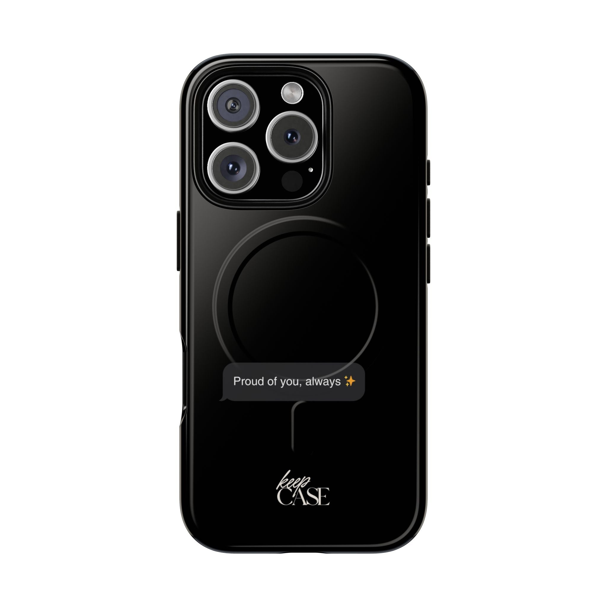 Keepcase Kept Messages Series — Proud Of You, Always (Dark Mode)
