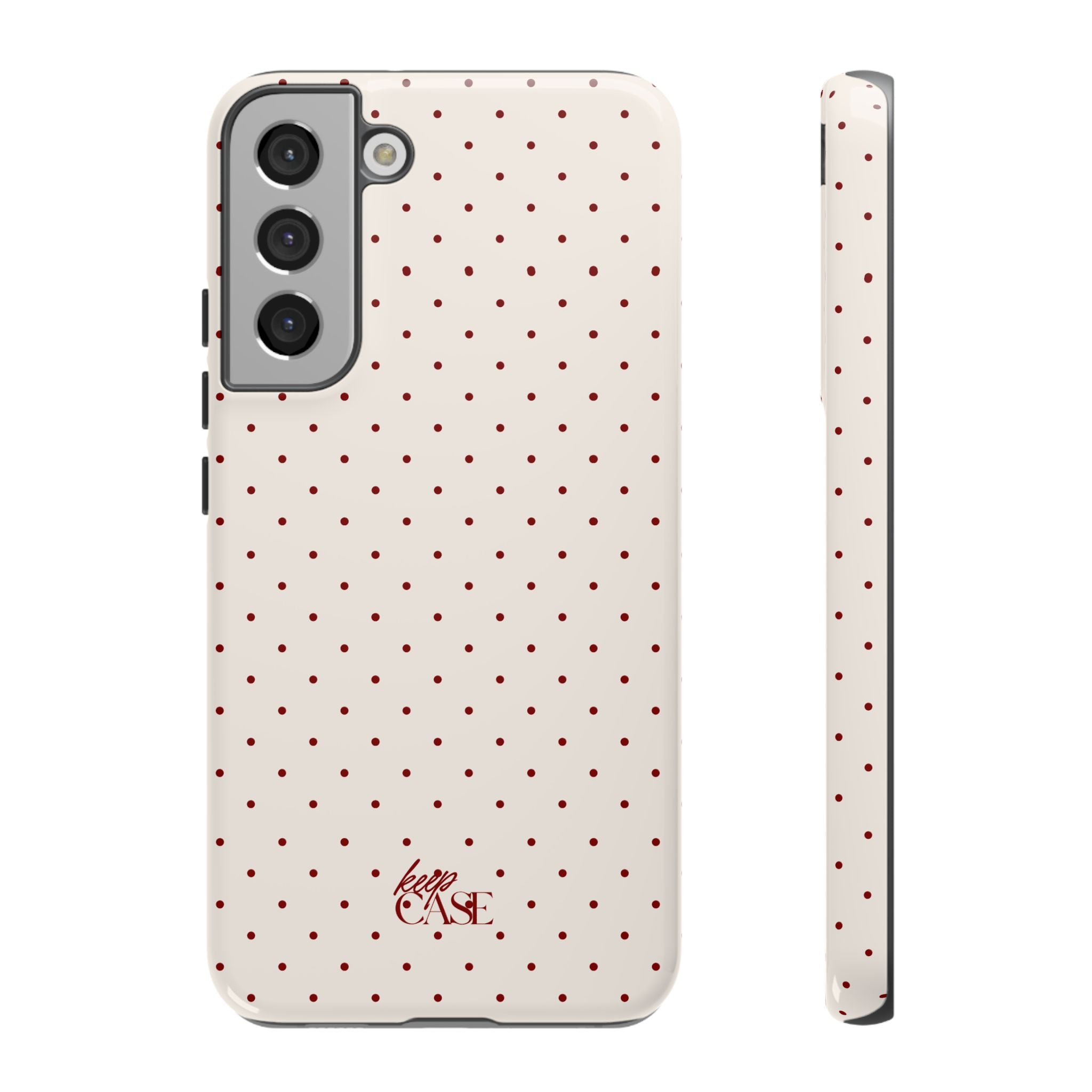 Keepcase Keepers Series — Cream Polka Dots