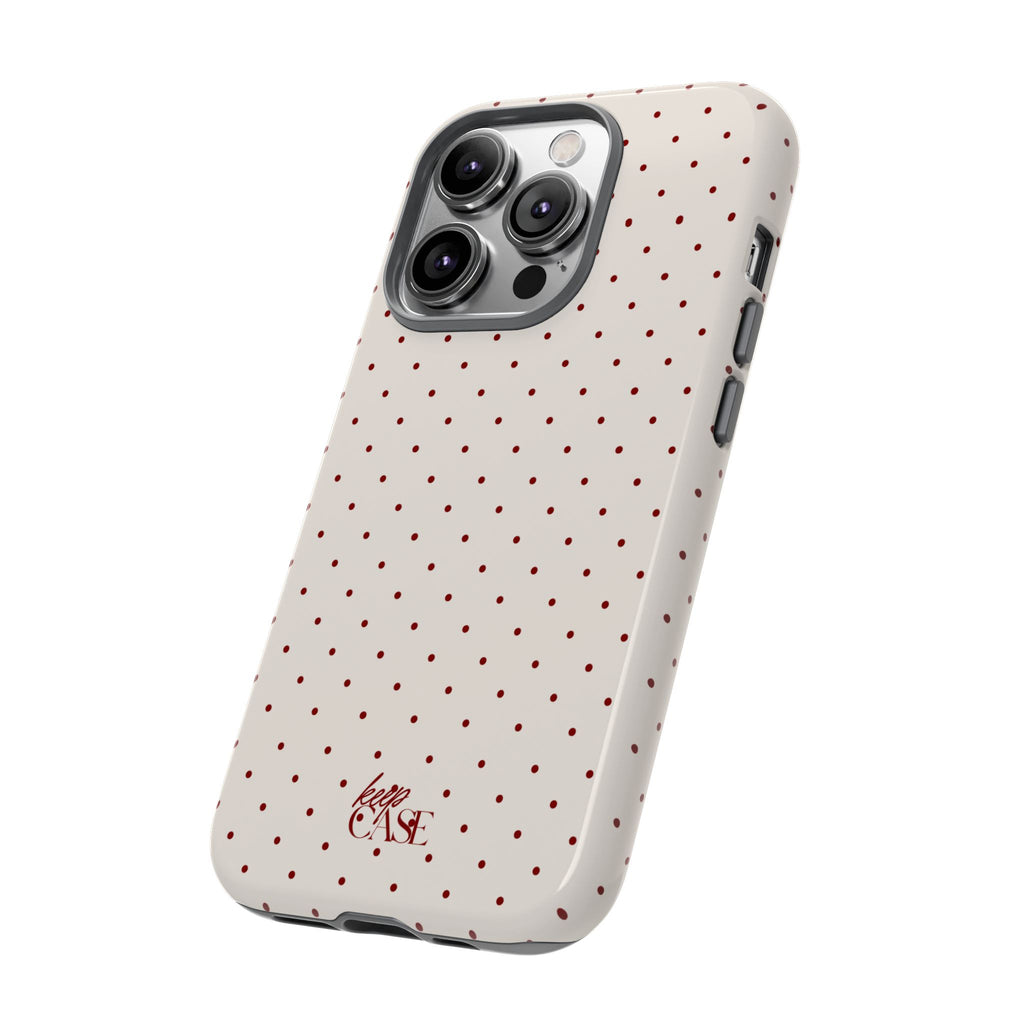 Keepcase Keepers Series — Cream Polka Dots